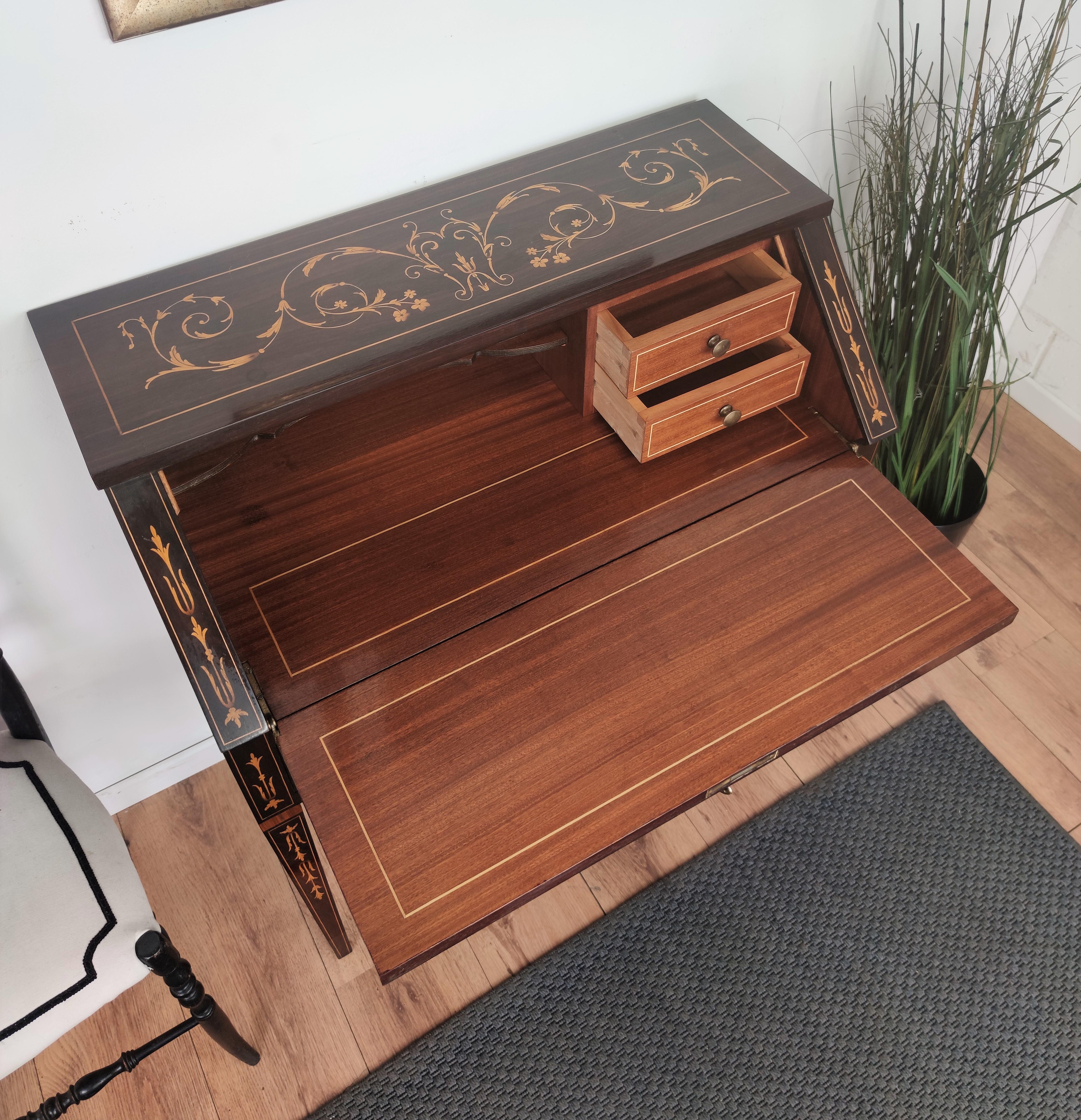 dark wood vintage desk