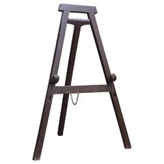 Italian Massive Painted Easel from the mid 19th century