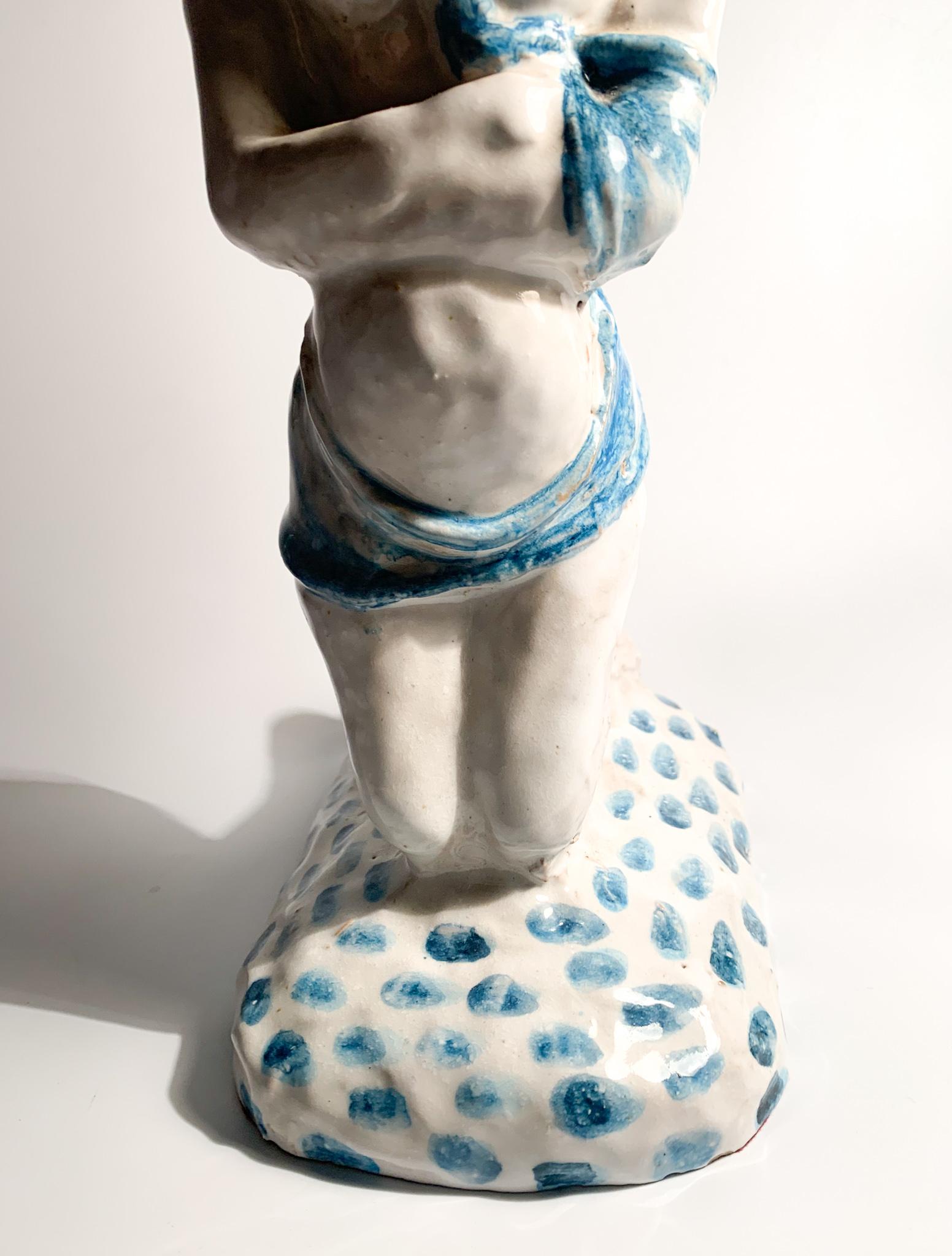 Italian Maternity Ceramic Sculpture by Giuseppe Migneco, 1960s 6