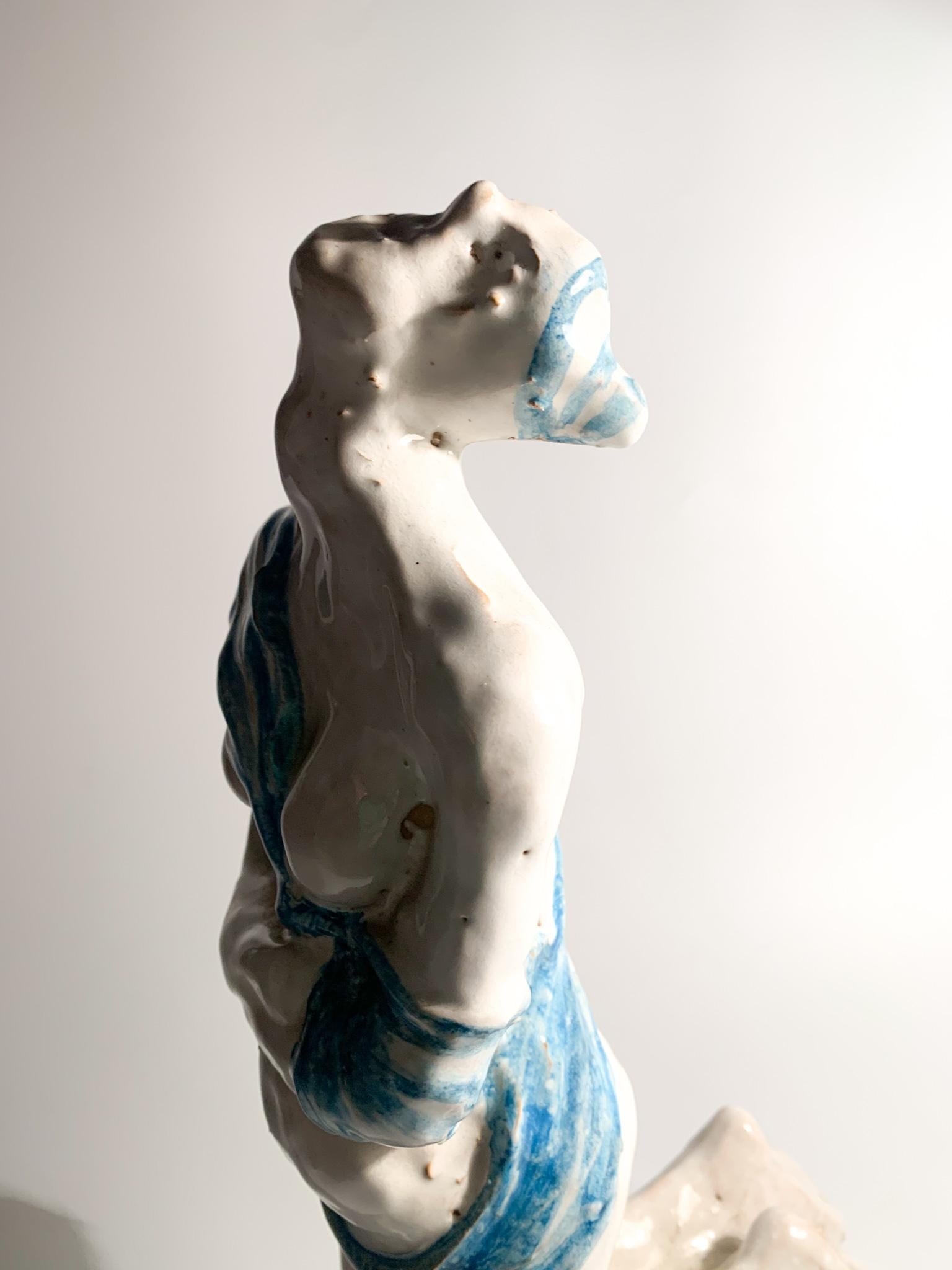 Italian Maternity Ceramic Sculpture by Giuseppe Migneco, 1960s 7