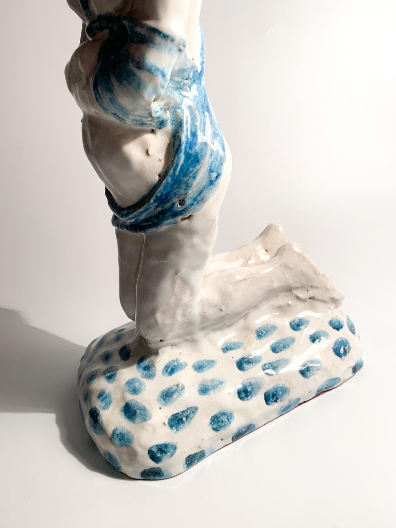 Italian Maternity Ceramic Sculpture by Giuseppe Migneco, 1960s 8