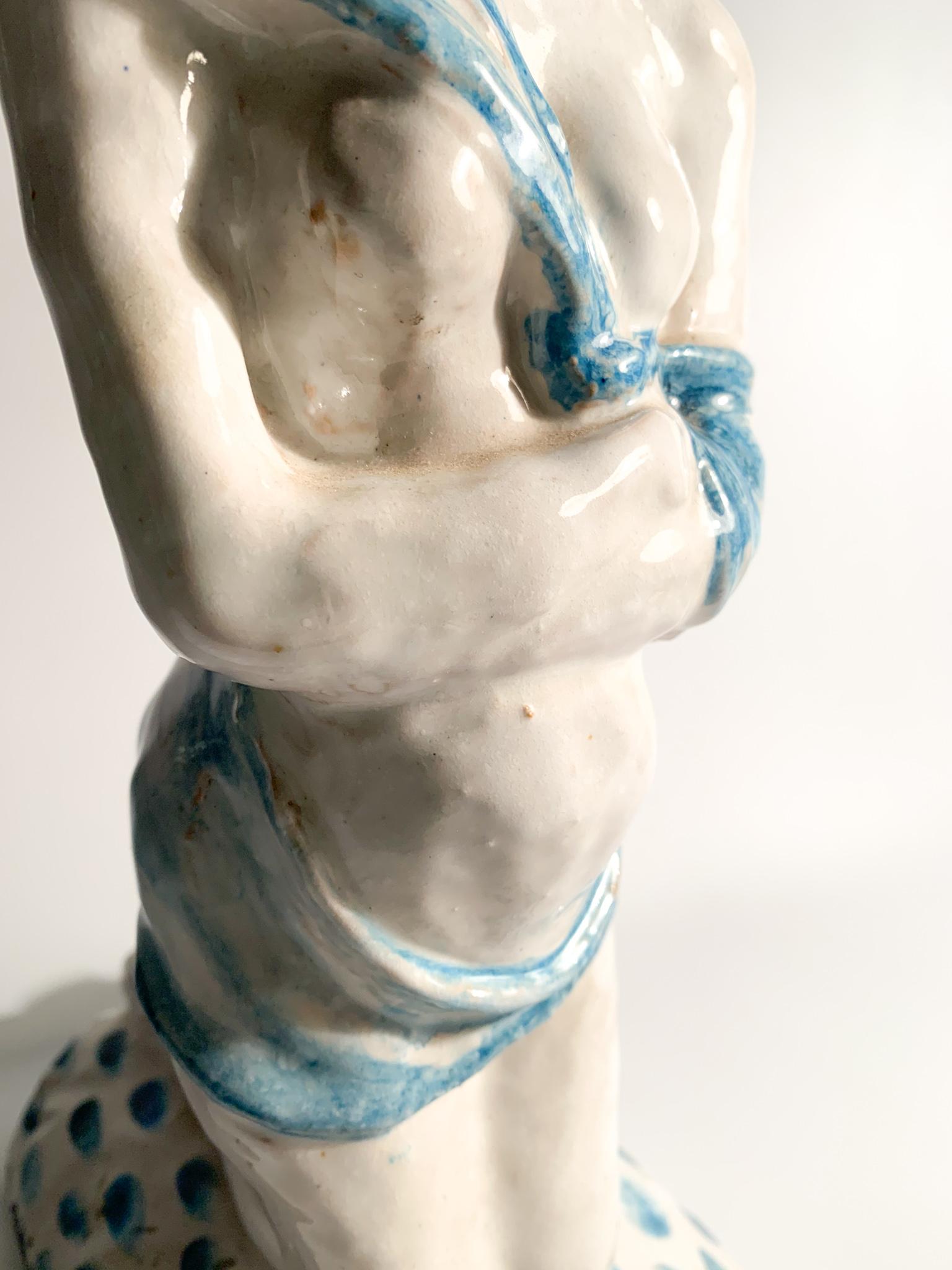 Italian Maternity Ceramic Sculpture by Giuseppe Migneco, 1960s 9