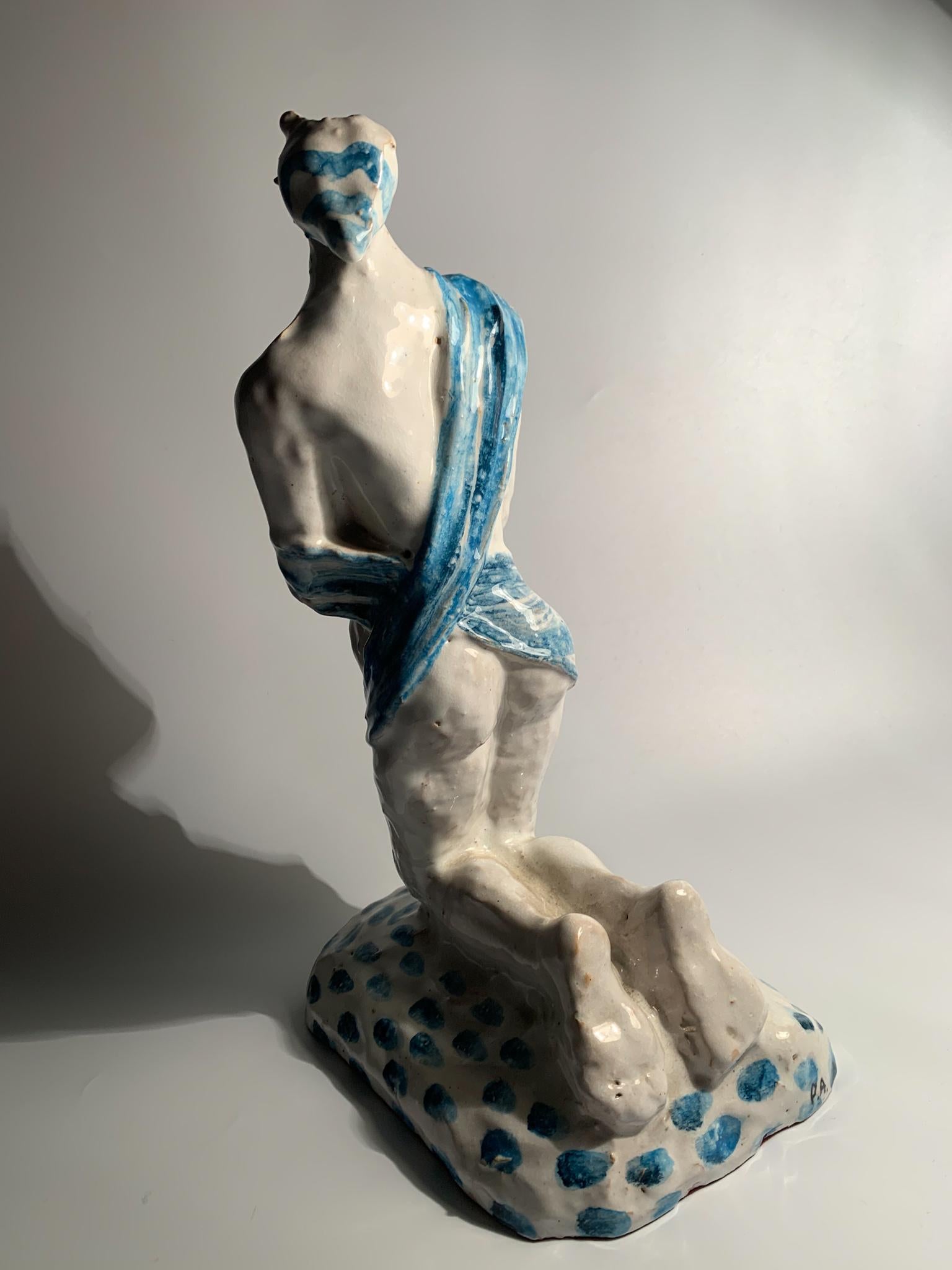 Italian Maternity Ceramic Sculpture by Giuseppe Migneco, 1960s 10