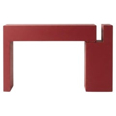 Italian Matt Lacquered MDF Console Table Mogg Berlino - Dainelli Studio RAL 3001