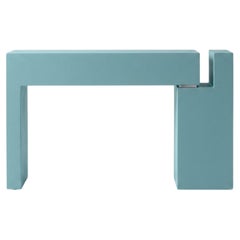 Consolle italiana in MDF laccato opaco Mogg Berlino - Dainelli Studio RAL 6034