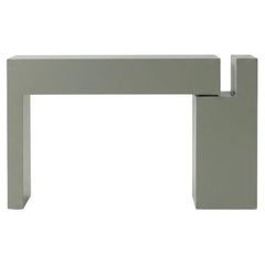 Italian Matt Lacquered MDF Console Table Mogg Berlino - Dainelli Studio RAL 7033
