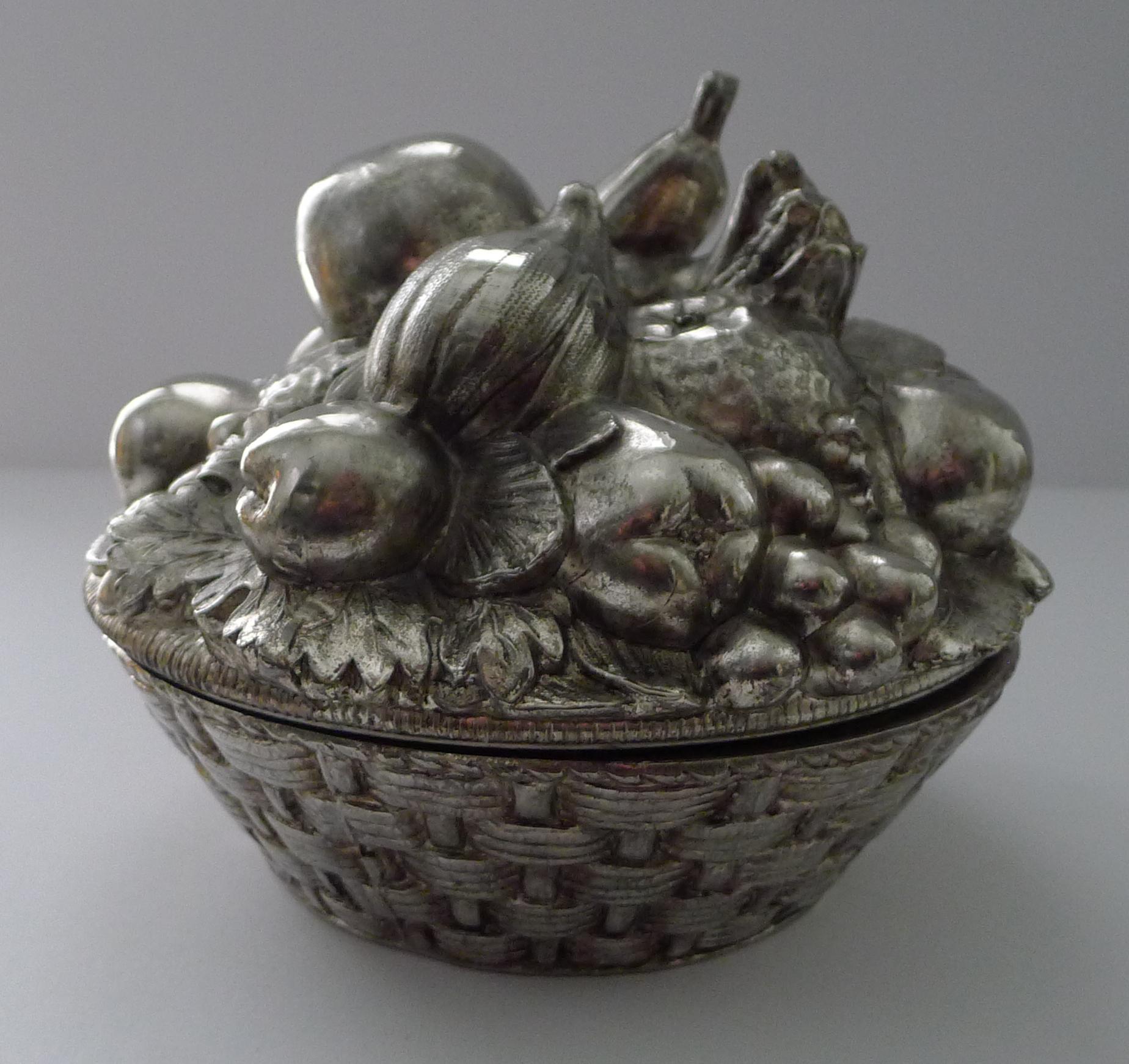 Cubitera italiana Mauro Manetti - Frutero / Cesta c.1970 en venta 3