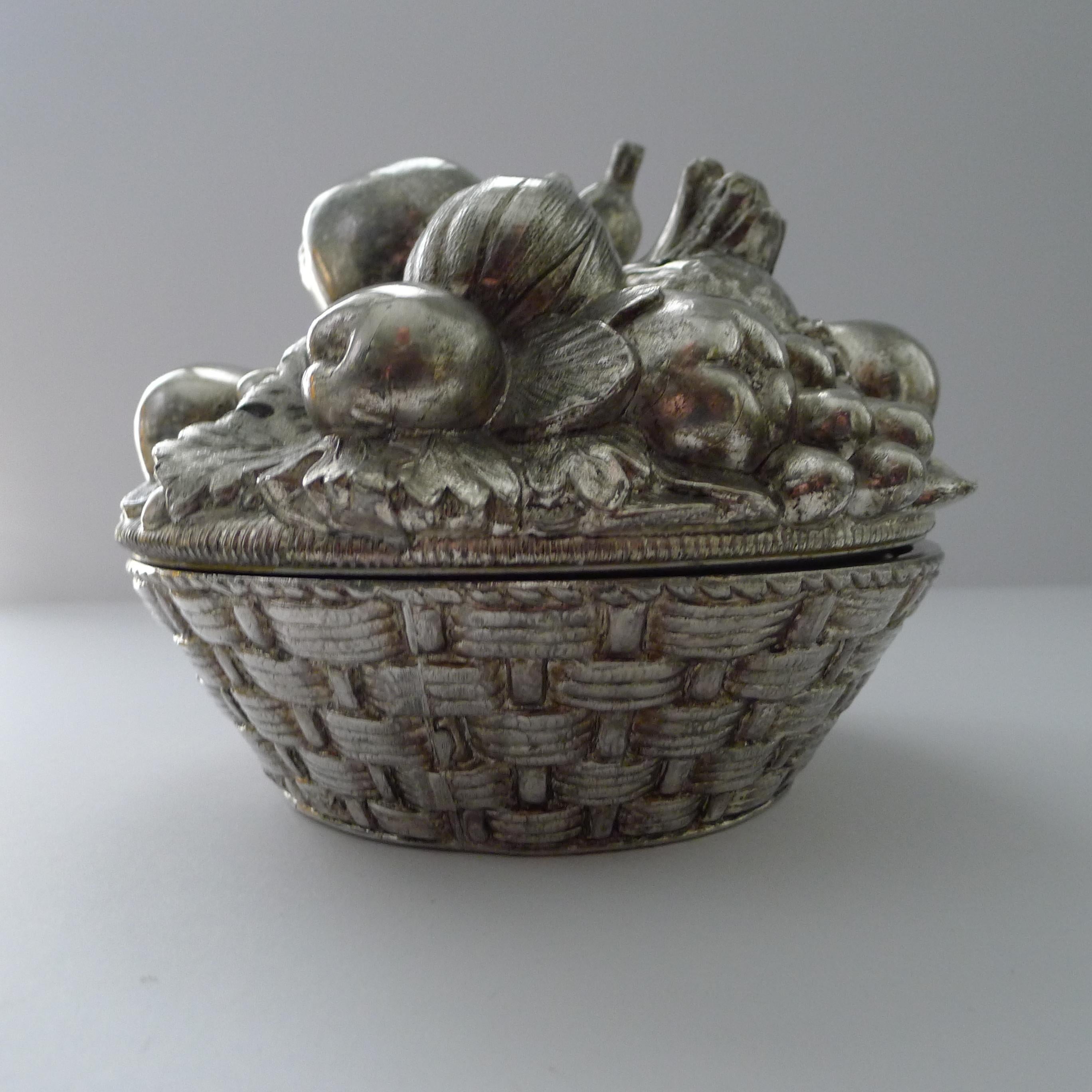 Cubitera italiana Mauro Manetti - Frutero / Cesta c.1970 en venta 5