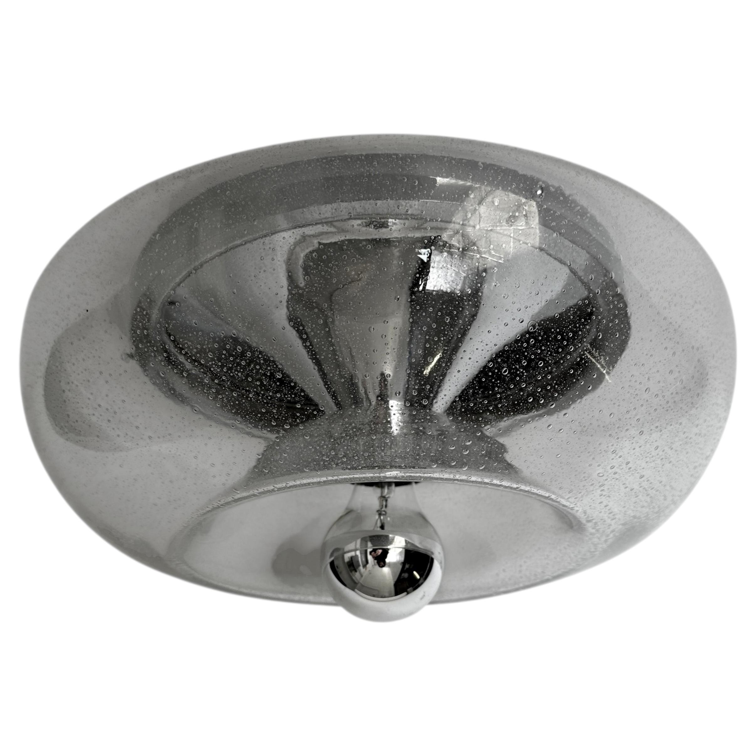Italian Mazzega attributed Mid Century ceiling light, circa 1960s