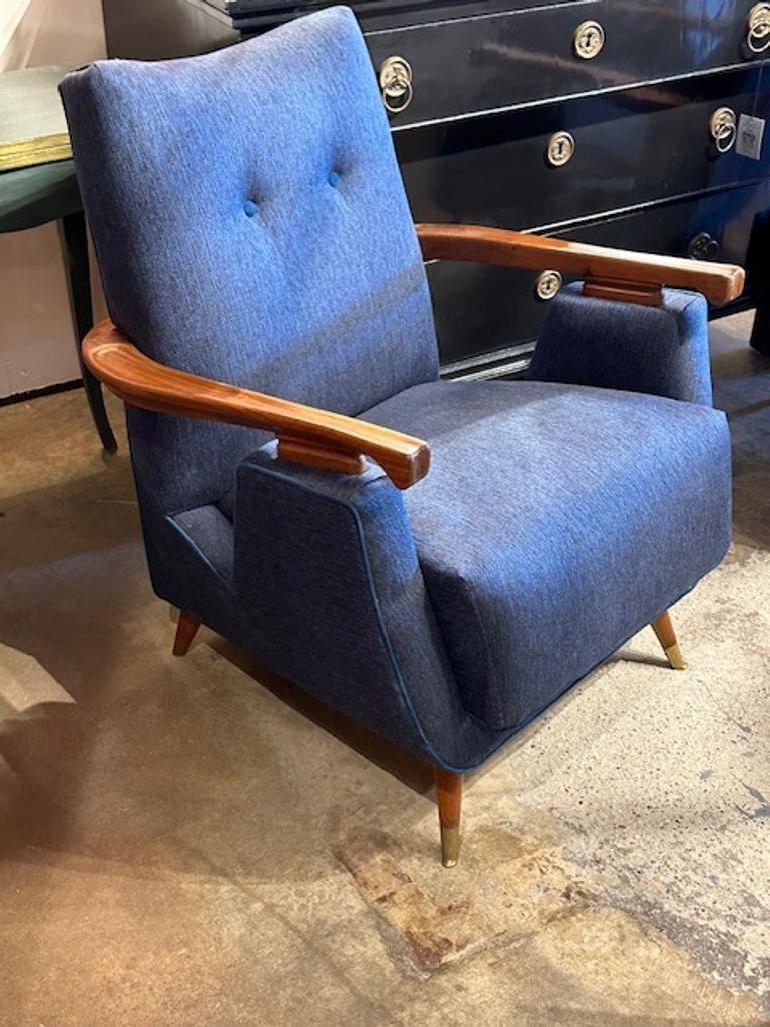 Late 20th Century Italian MCM Armchairs For Sale