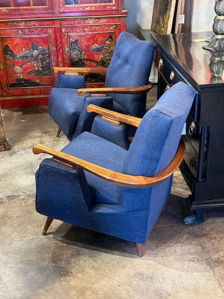 Italian MCM Armchairs For Sale 4