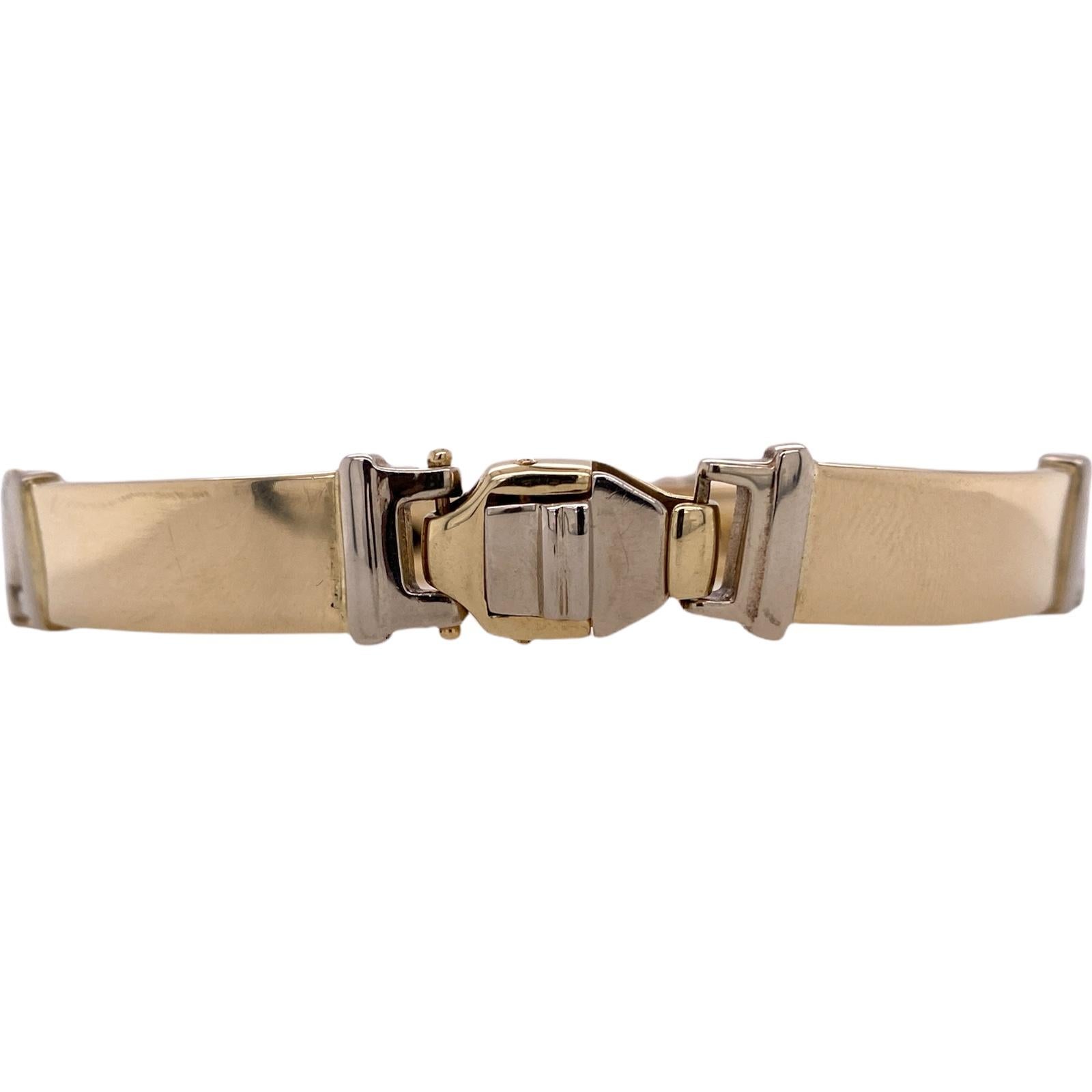 Modernes italienisches Herren-Gliederarmband aus 14 Karat Gelbgold mit Onyx im Zustand „Hervorragend“ in Boca Raton, FL