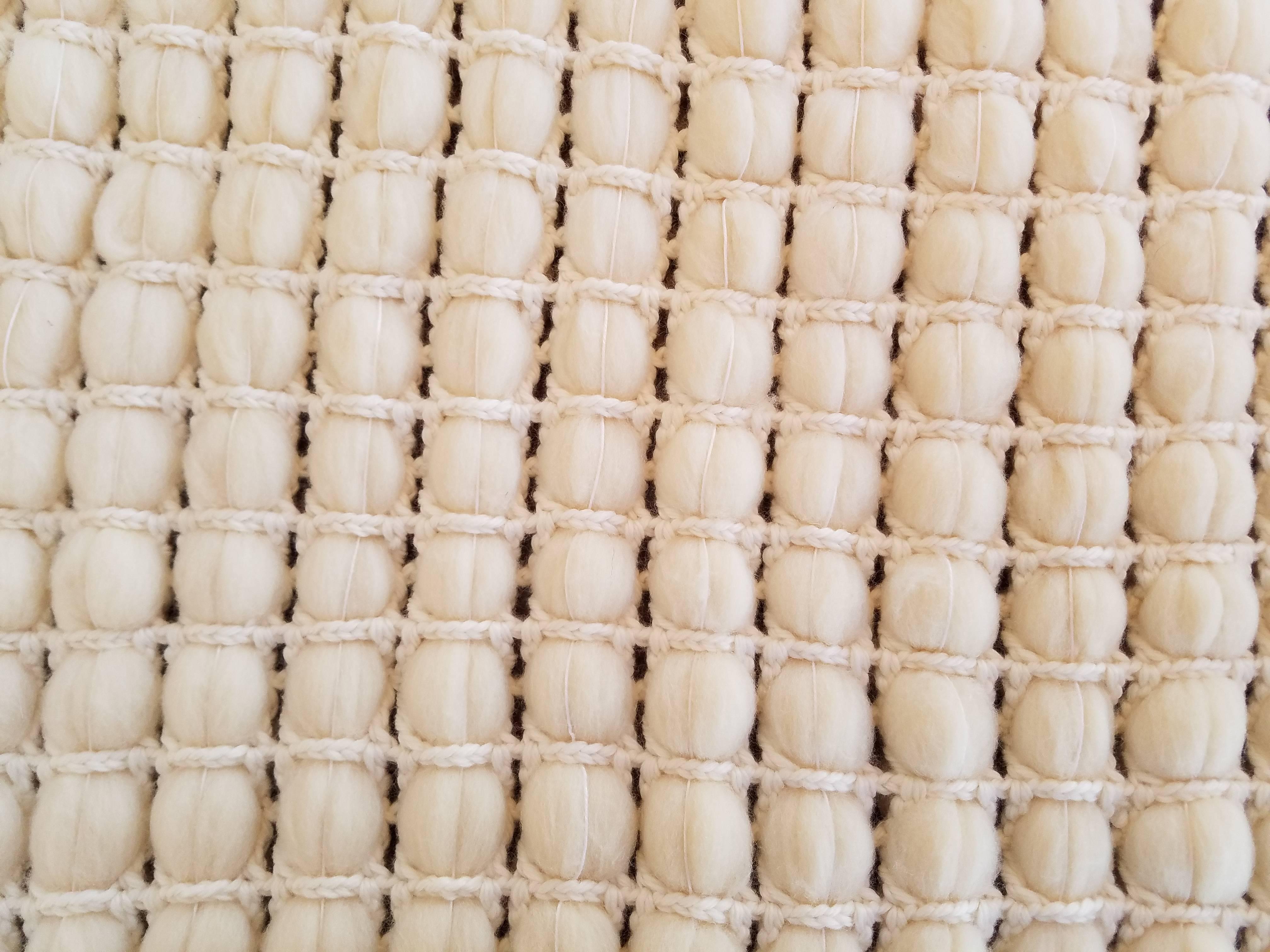 Hand-Crafted Italian Merino Wool Tassel Throw by Le Lampade