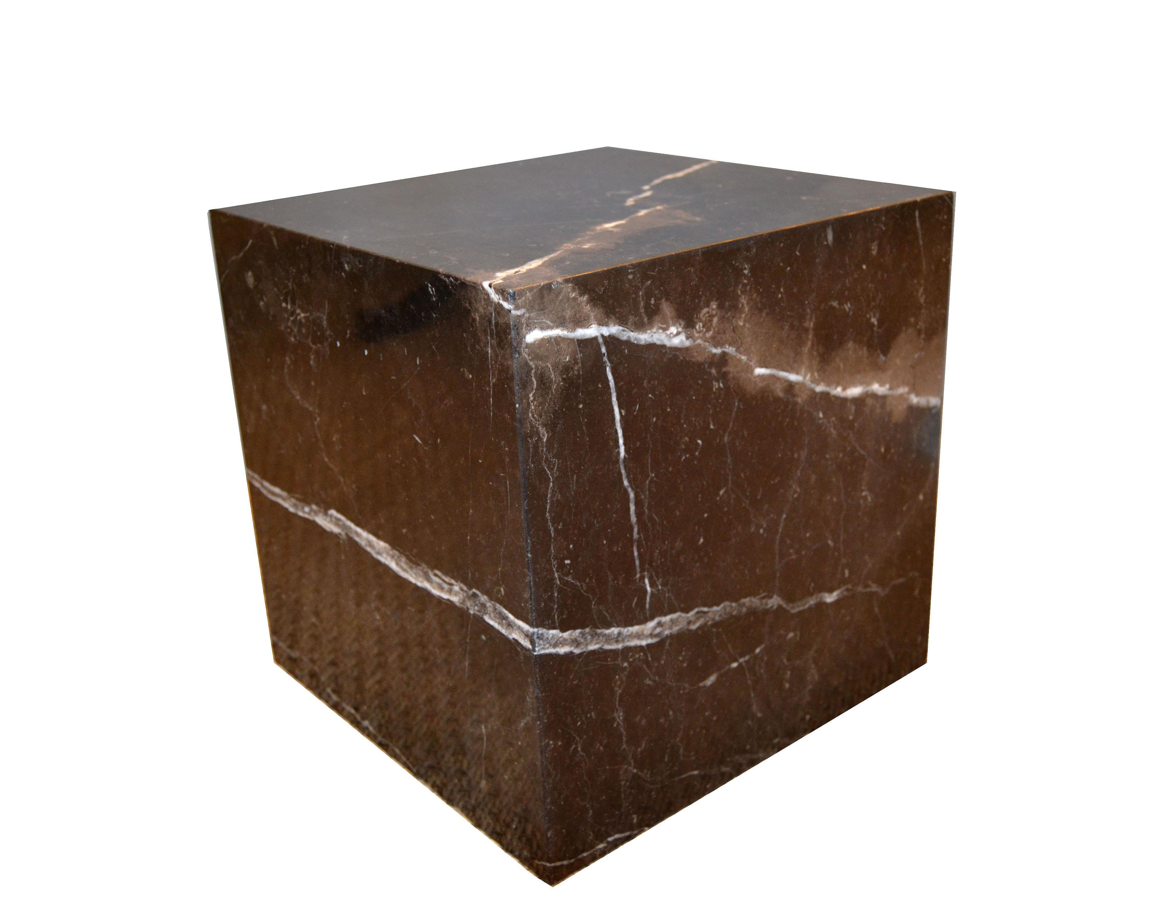 Italian Metafora Marble & Onyx Coffee Table Base by Lella and Massimo Vignelli 2