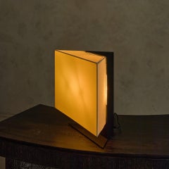 Italian Metal “Accademia” Table Lamp attributed to Cini Boeri for Artemide, 1978