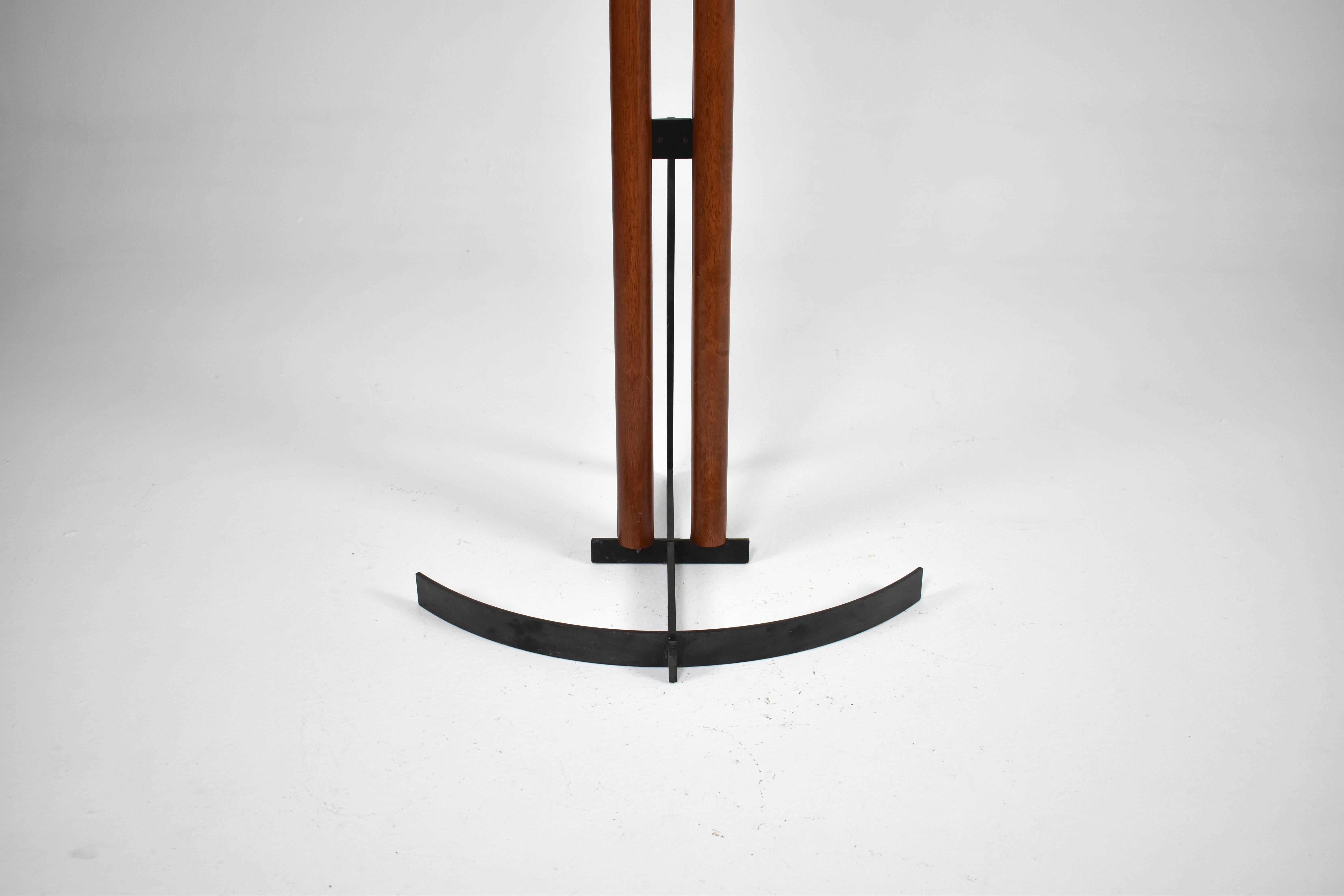 Porte-manteaux italien en métal et bois de hêtre attribué à Afra et Tobia Scarpa, 1970 en vente 4