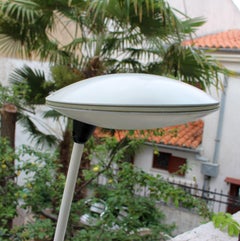 Italian Metal Desk Lamp in Style of Fontana Arte