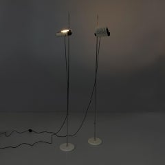 Italienische LED-Stehlampen aus Metall 626 di Joe Colombo für Oluce, 1970er Jahre