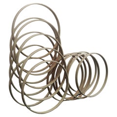 Italian Metal Rings Sculpture