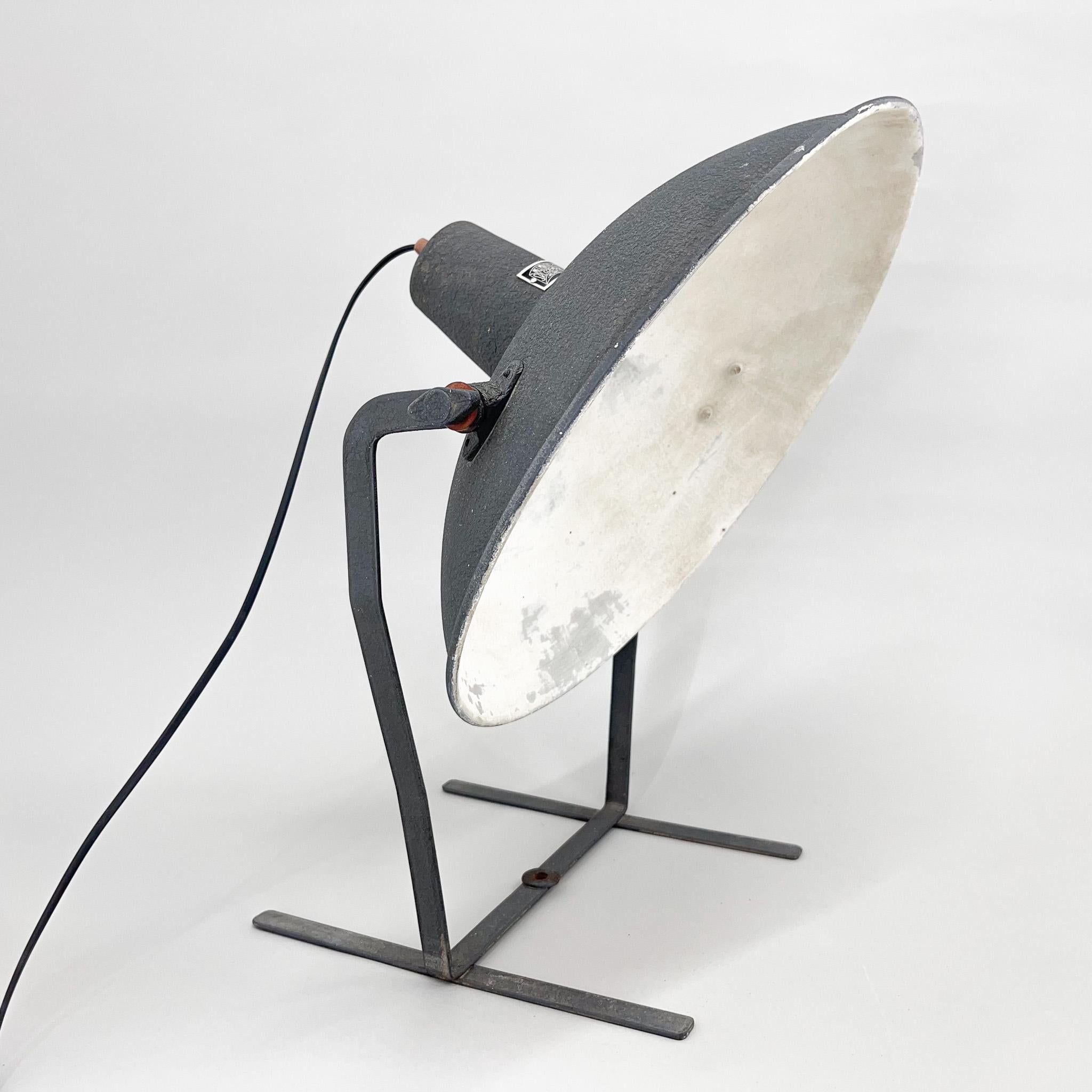 Italian Metal Table Lamp from Ing. S. Marcucci Srl. Coemar, 1950s-1960s 8