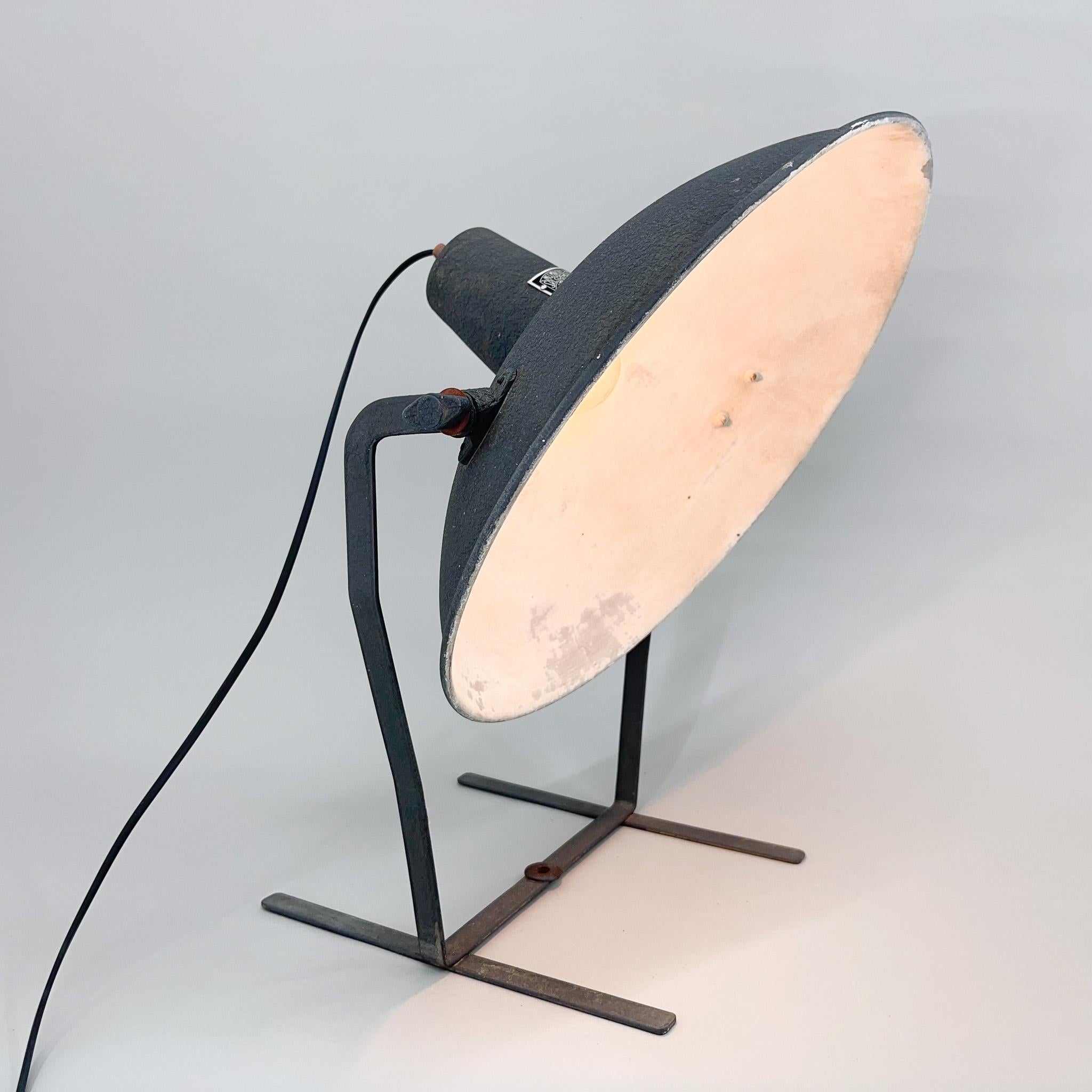 Italian Metal Table Lamp from Ing. S. Marcucci Srl. Coemar, 1950s-1960s 9