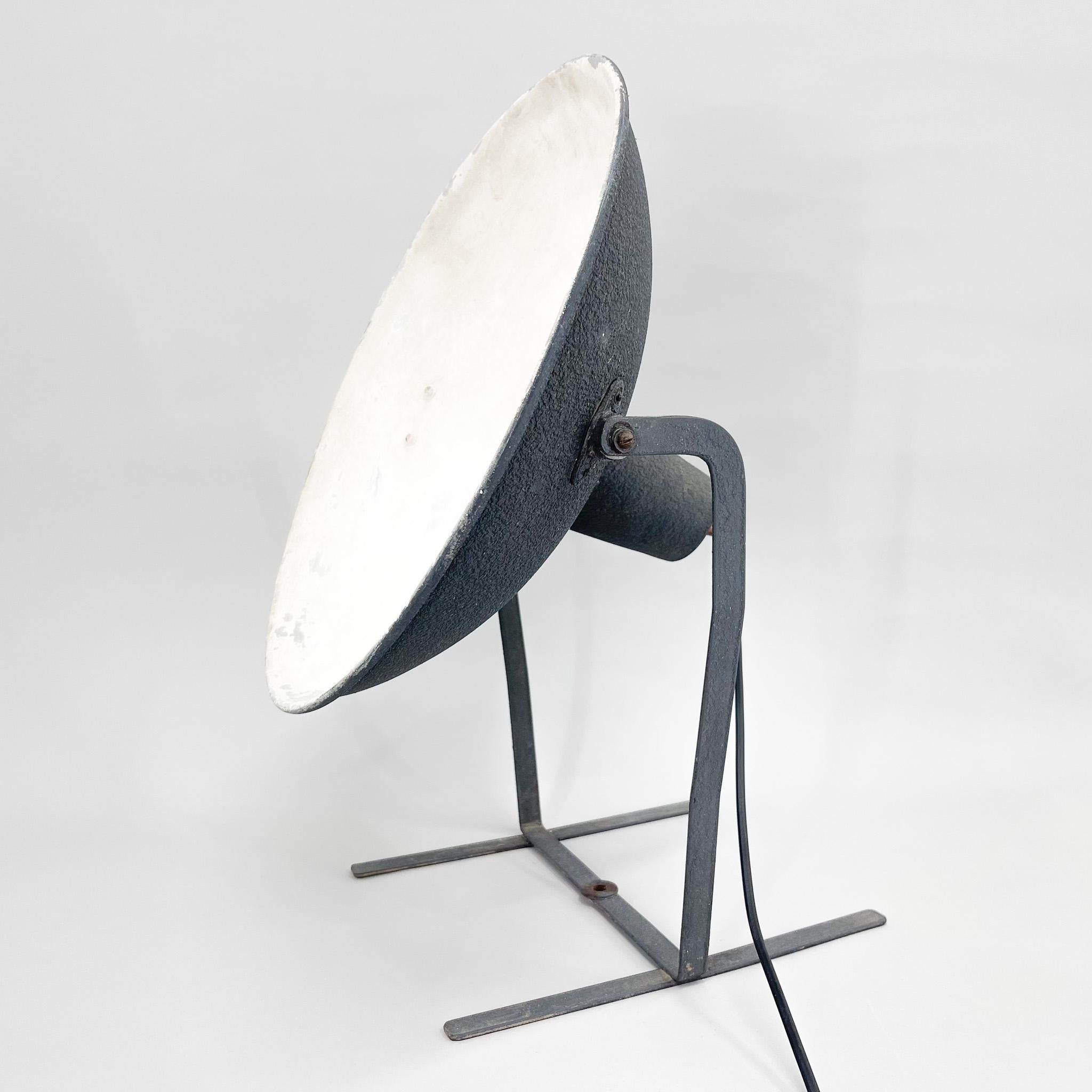 Italian Metal Table Lamp from Ing. S. Marcucci Srl. Coemar, 1950s-1960s In Good Condition In Praha, CZ