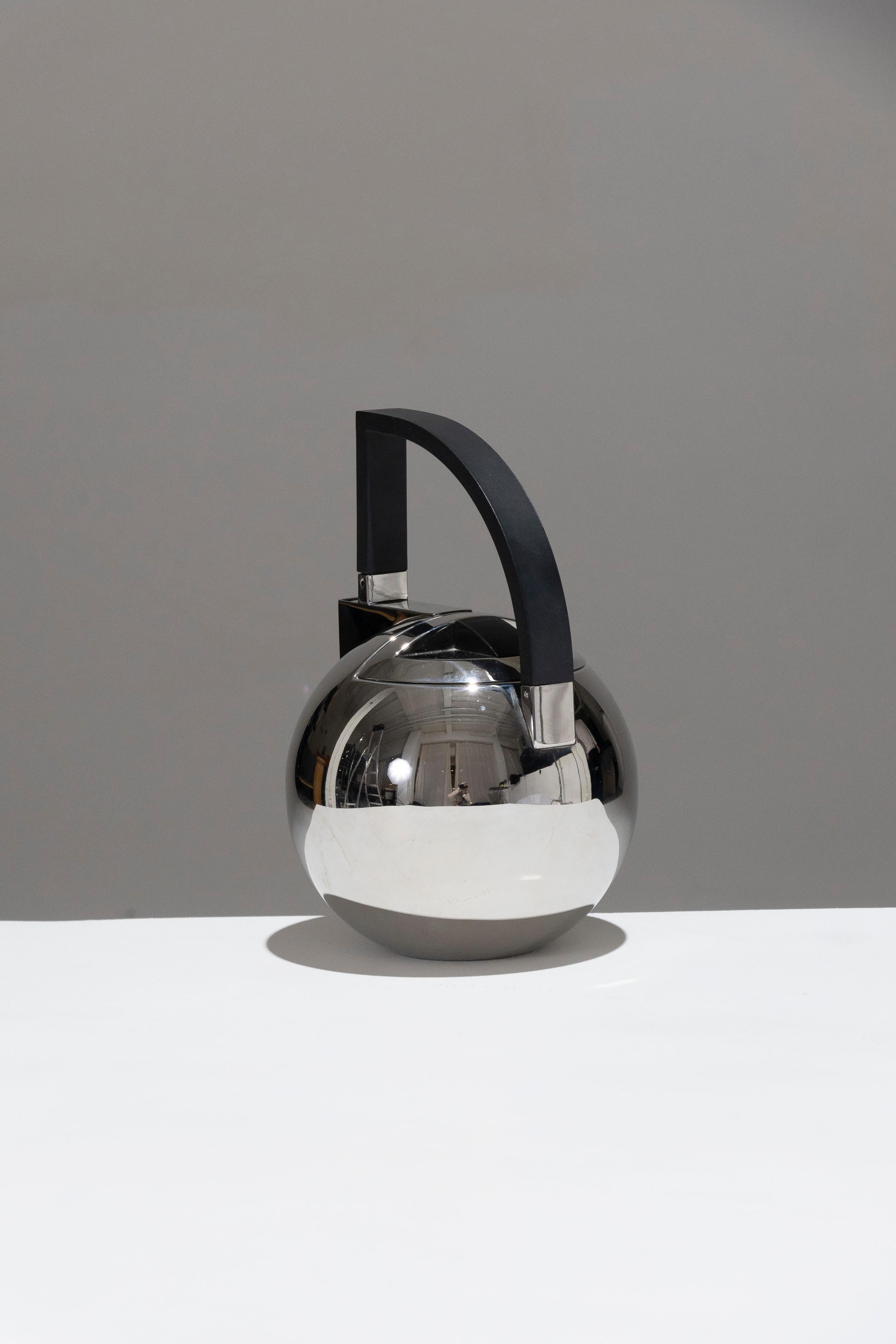 Italian Metal Tea Set, 1980s 2