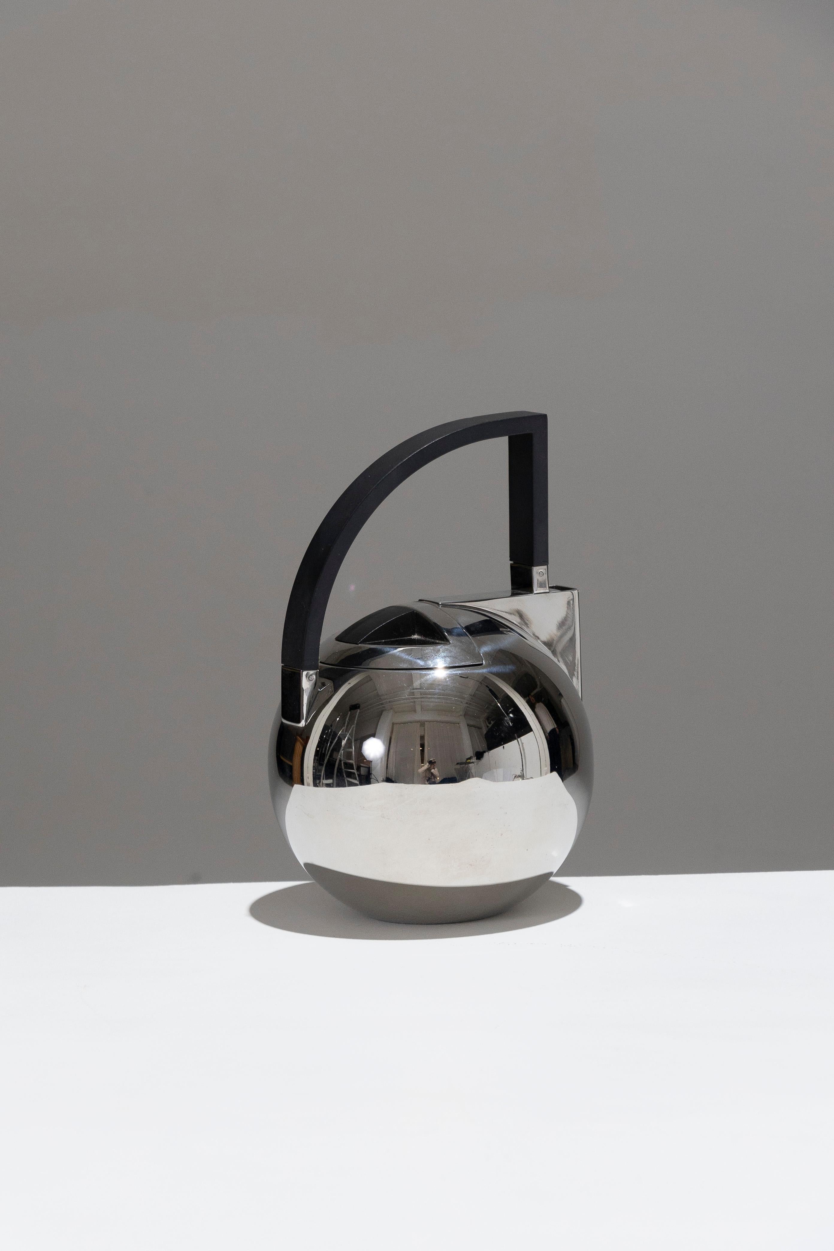 Italian Metal Tea Set, 1980s 4