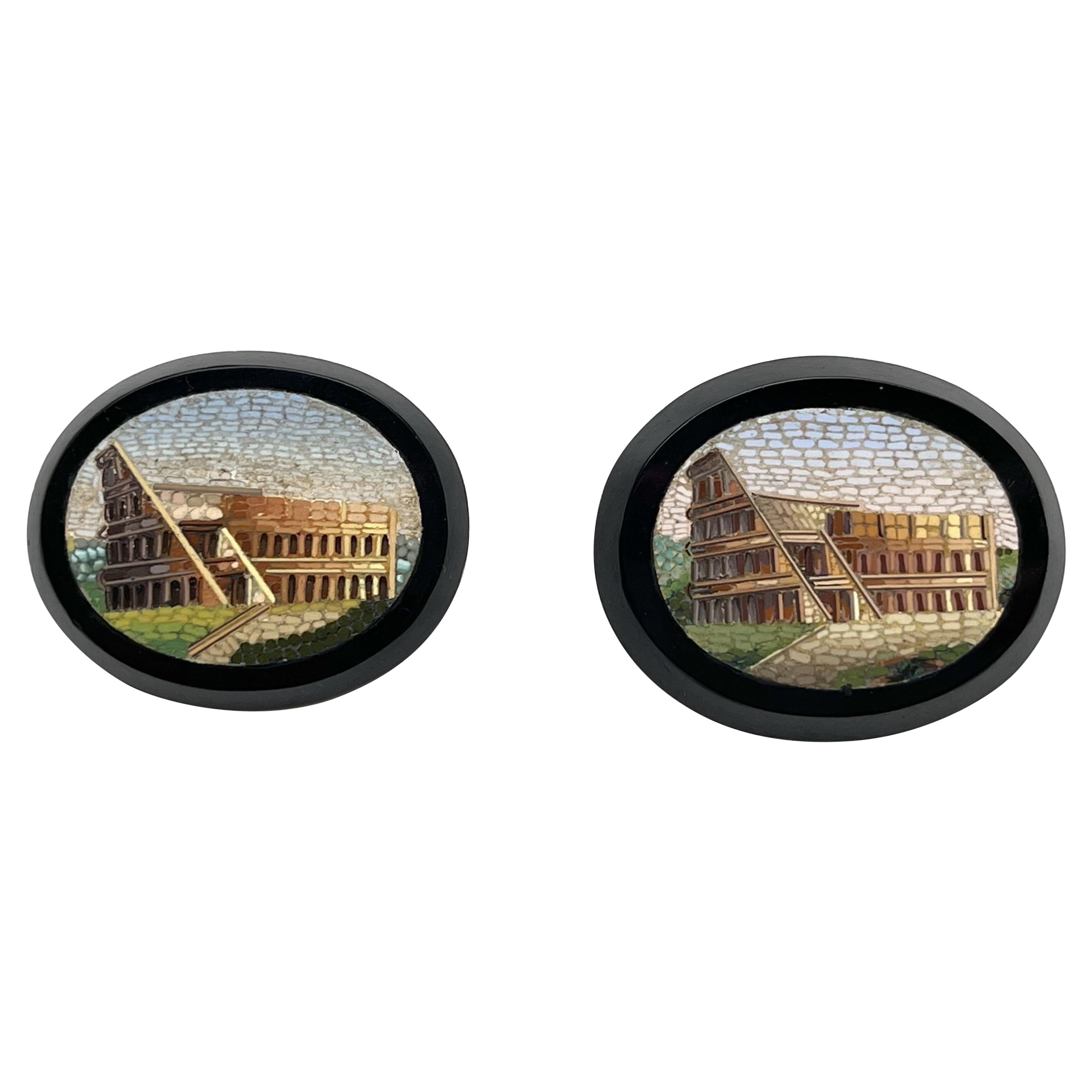 Micromosaïque italienne Microsaïque Colosseo Romano Colosseum Roman en vente