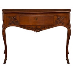 Italian Mid 18th Century Louis XV Period Walnut Console