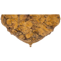 Italian Mid 18th Century Louis XVI Period Giltwood and Marble Console