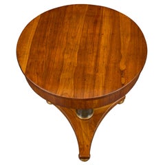 Italian Mid 18th Century Neoclassicism Cherry, Mecca and Polychrome Table