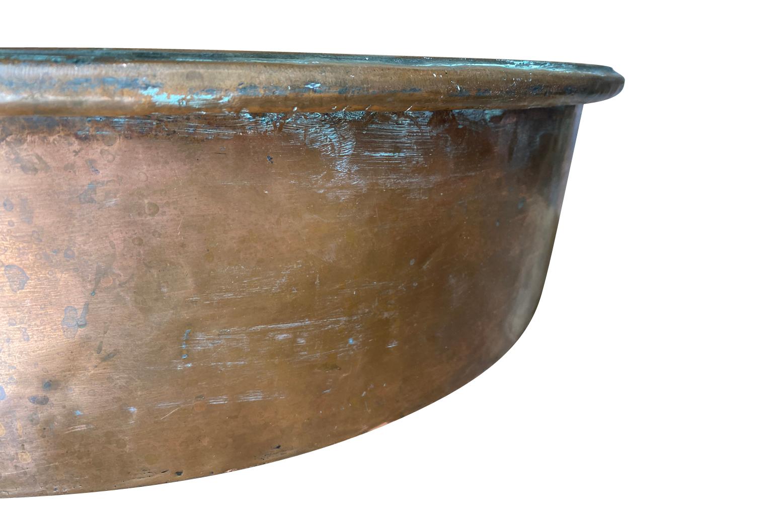 Italian Mid-19th Century Copper Pan For Sale 1