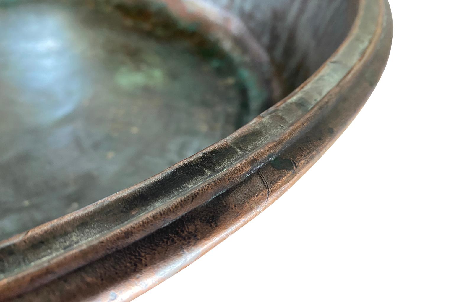 Italian Mid-19th Century Copper Pan For Sale 3