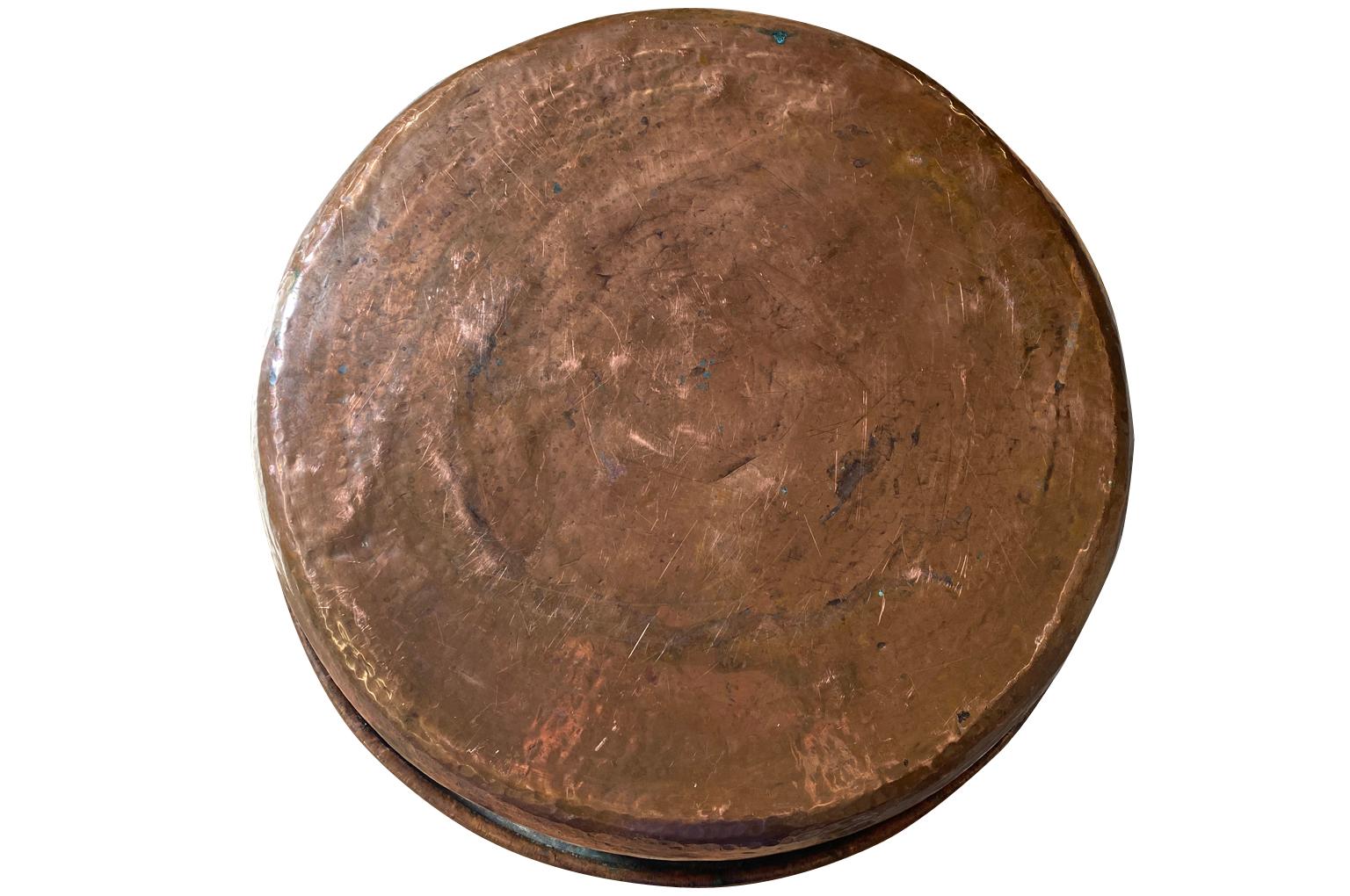 Italian Mid-19th Century Copper Pan For Sale 5
