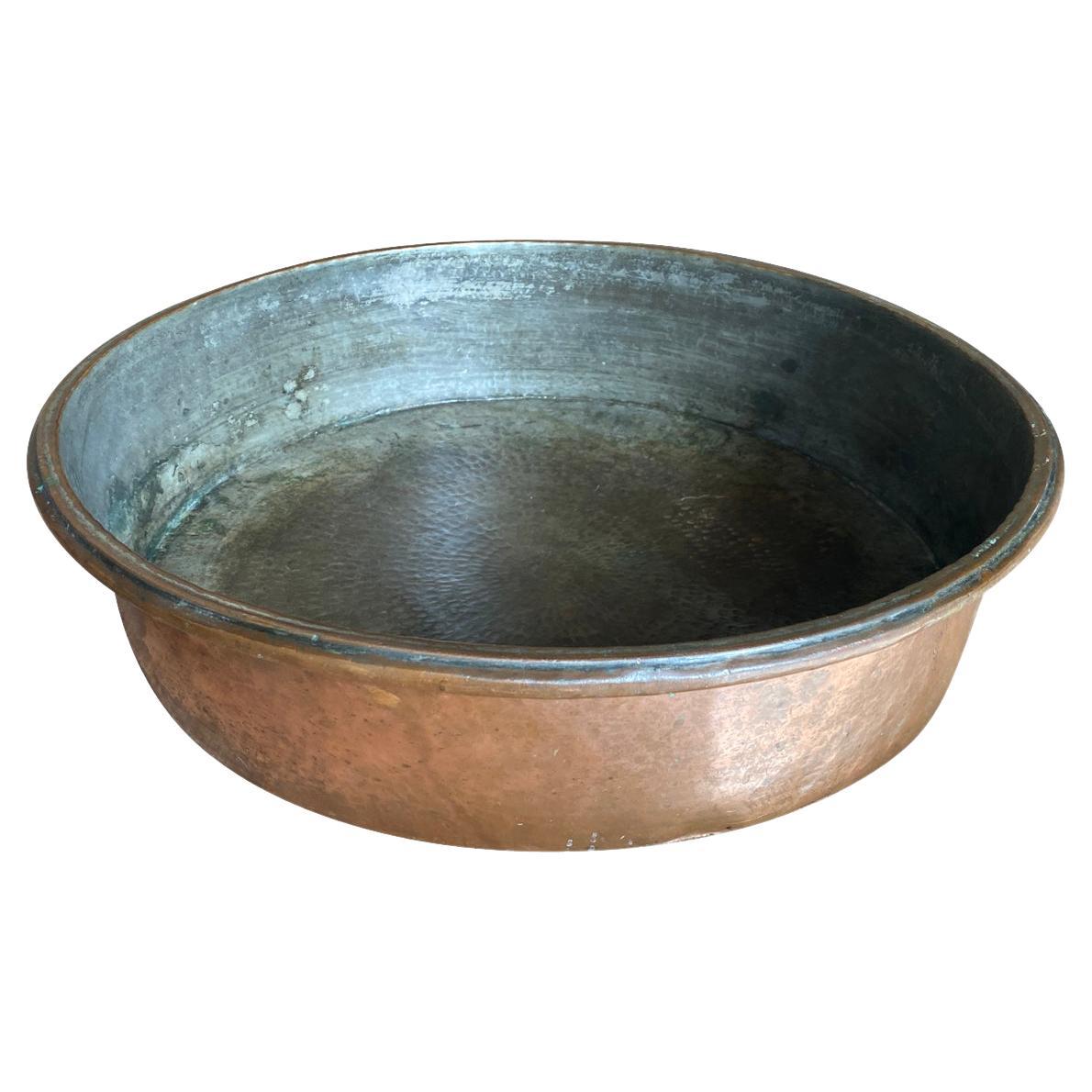 Italian Mid-19th Century Copper Pan For Sale