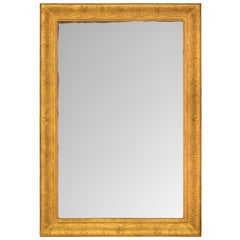 Italian Mid-19th Century Neo-Classical St. Giltwood Mirror