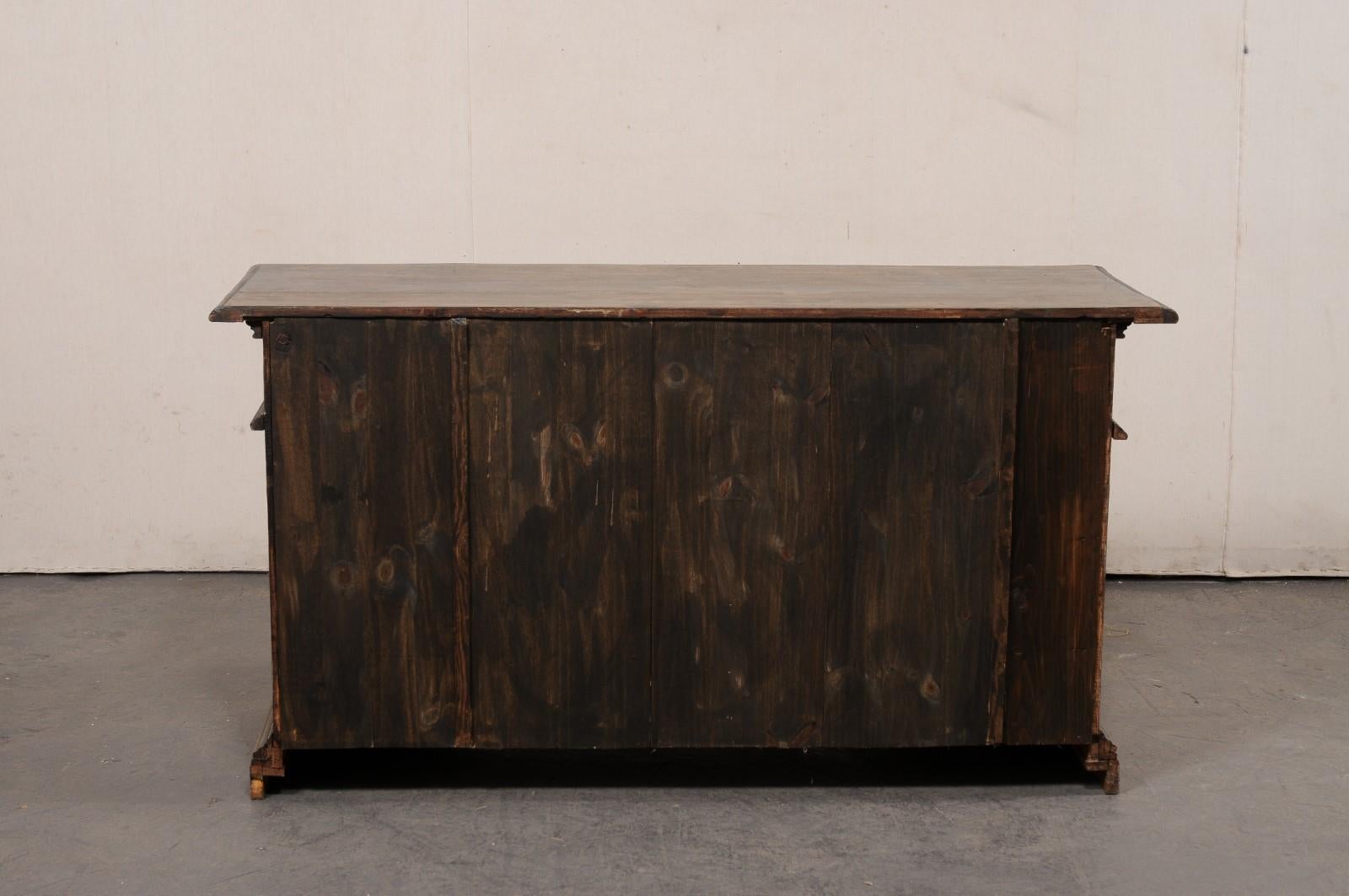 Italian Mid 20th C. Credenza Cabinet w/Nicely-Paneled Details For Sale 3
