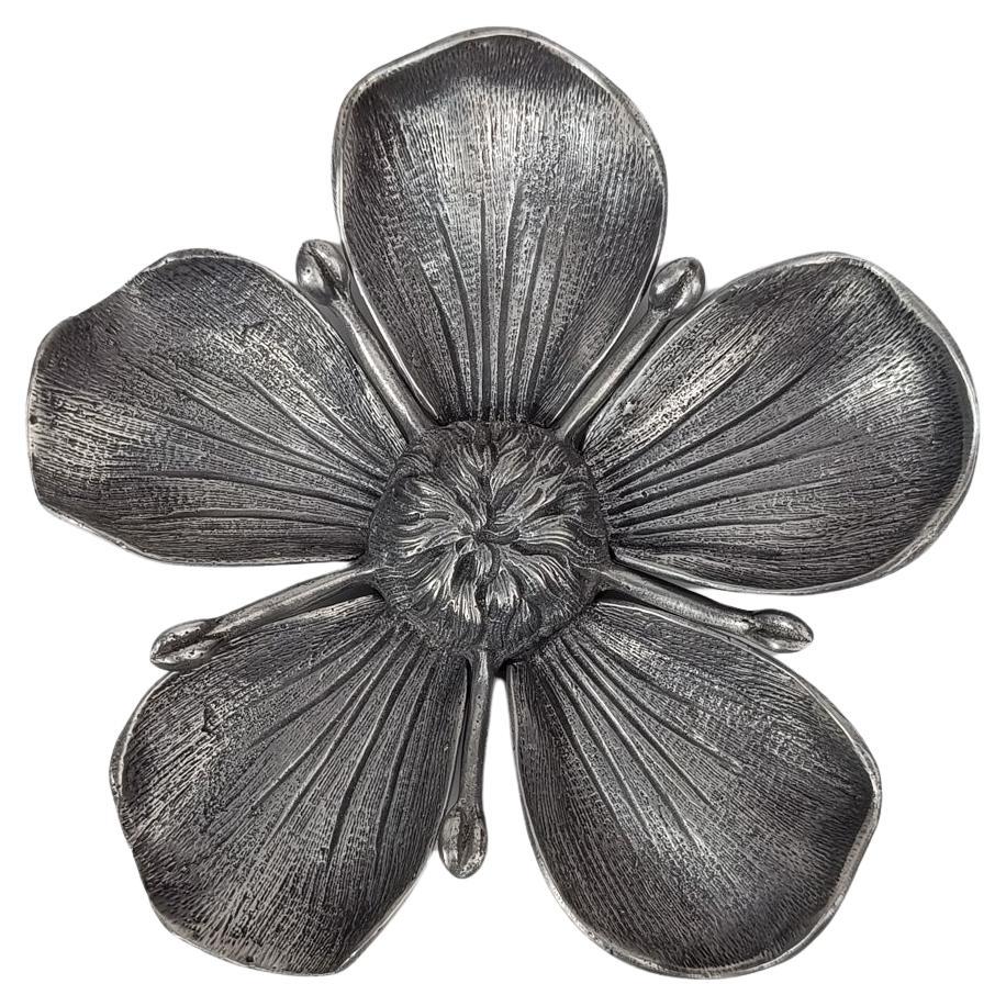 Italienischer Cocktail-Aschenbecher aus der Mitte des 20. Jahrhunderts in Form einer Blume mit abnehmbaren Blütenblättern