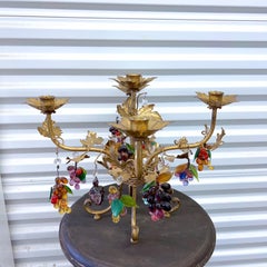 Italian Mid-Century 5 Candle Candelabra Centerpiece