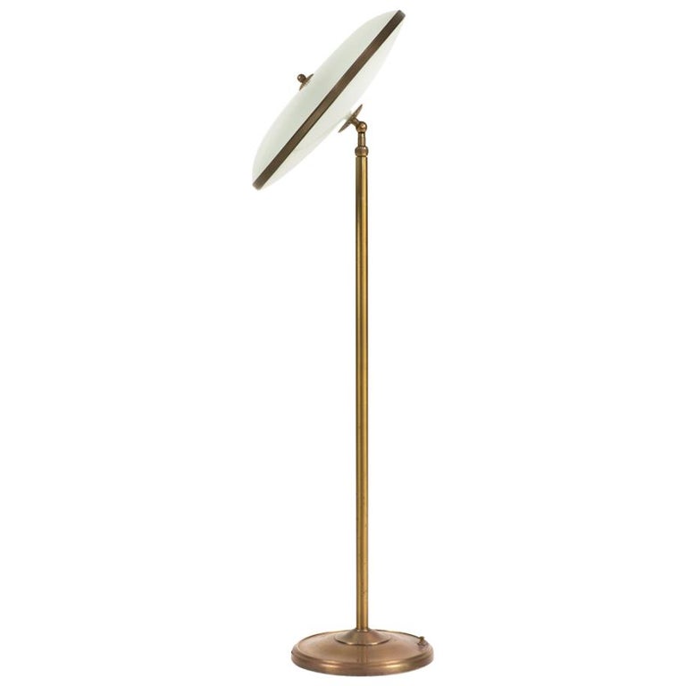Italian Midcentury Adjustable Floor Lamp For Sale at 1stDibs