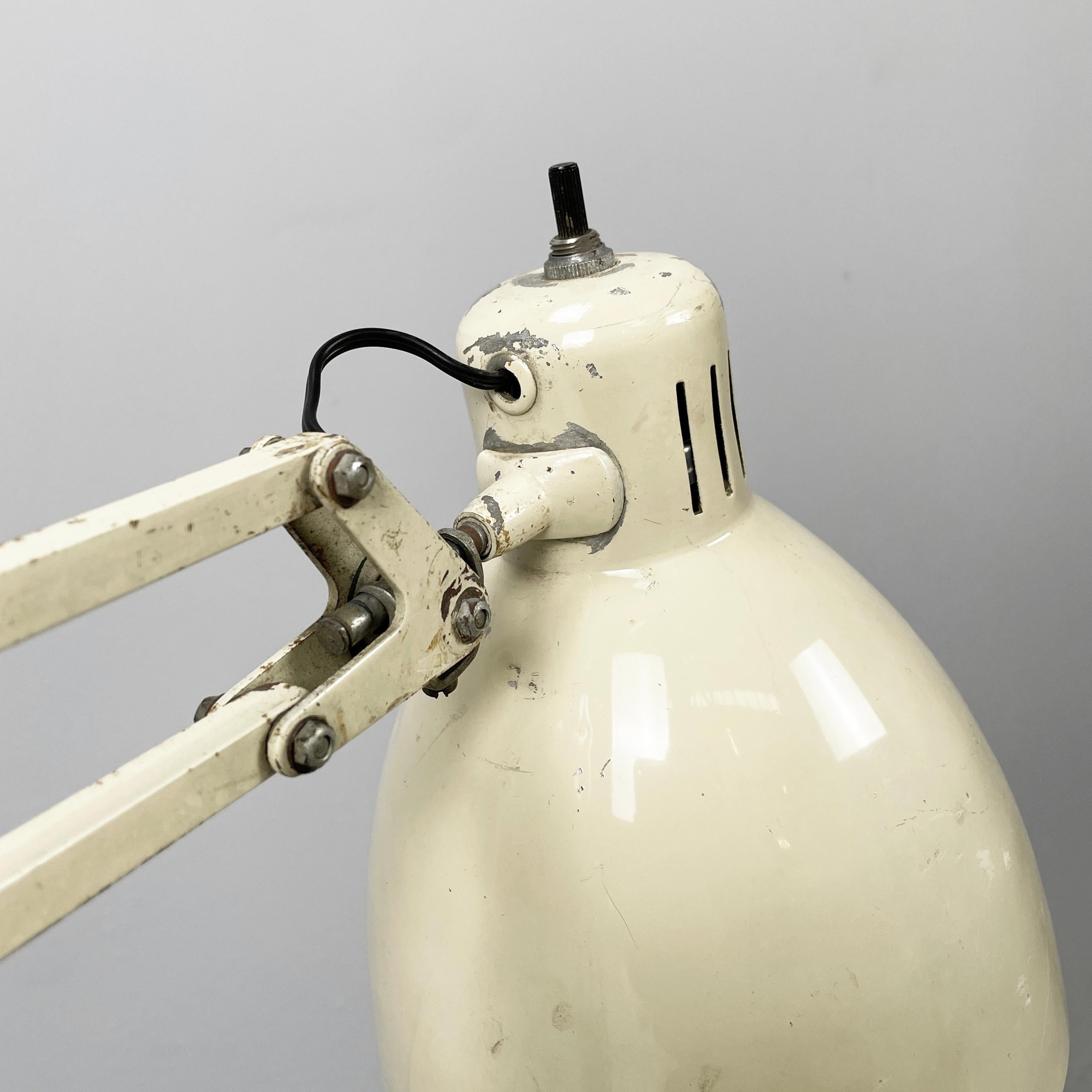 Italian mid-century Adjustable table lamp Naska Loris by Jac Jacobsen Luxo 1950s in vendita 4