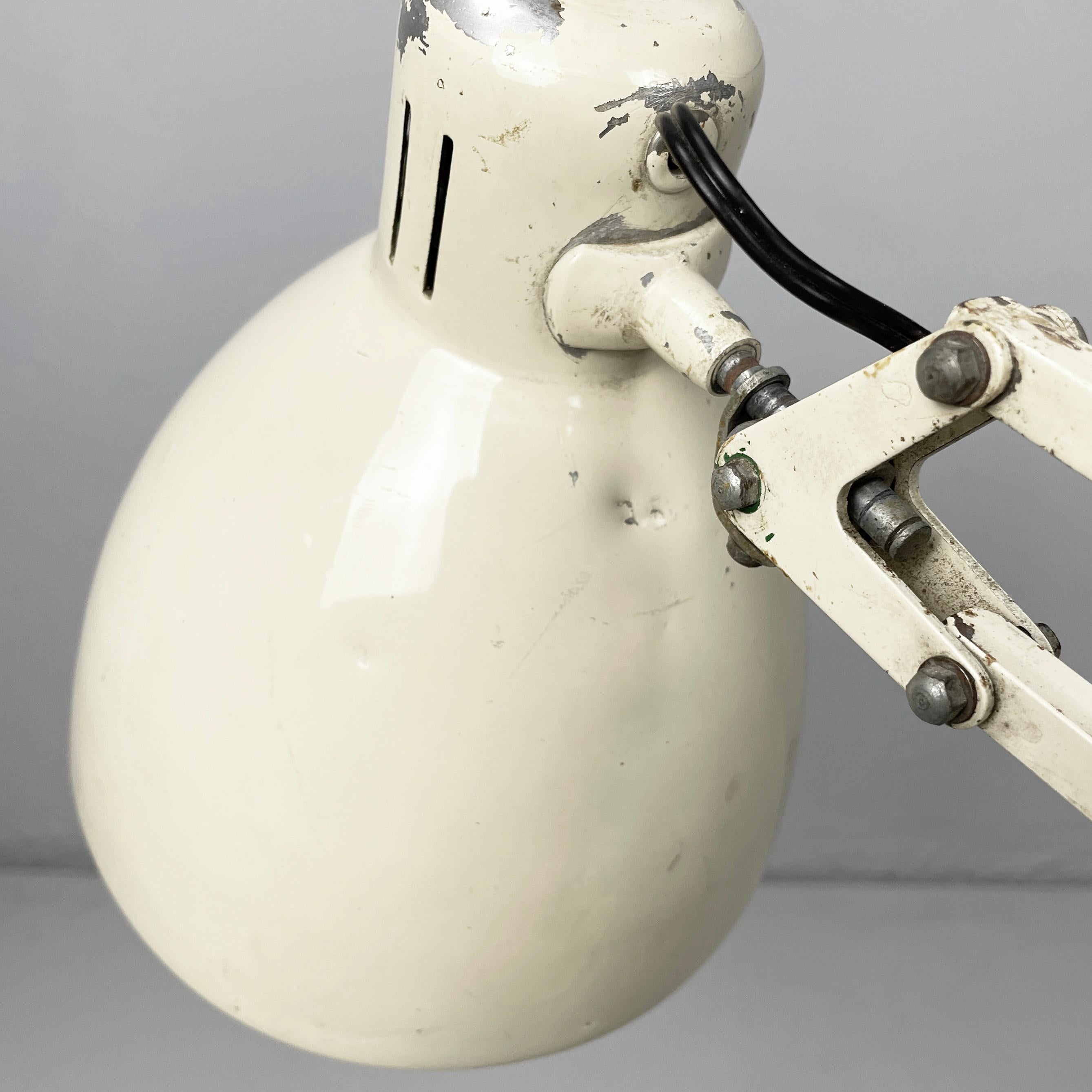 Italian mid-century Adjustable table lamp Naska Loris by Jac Jacobsen Luxo 1950s in vendita 5
