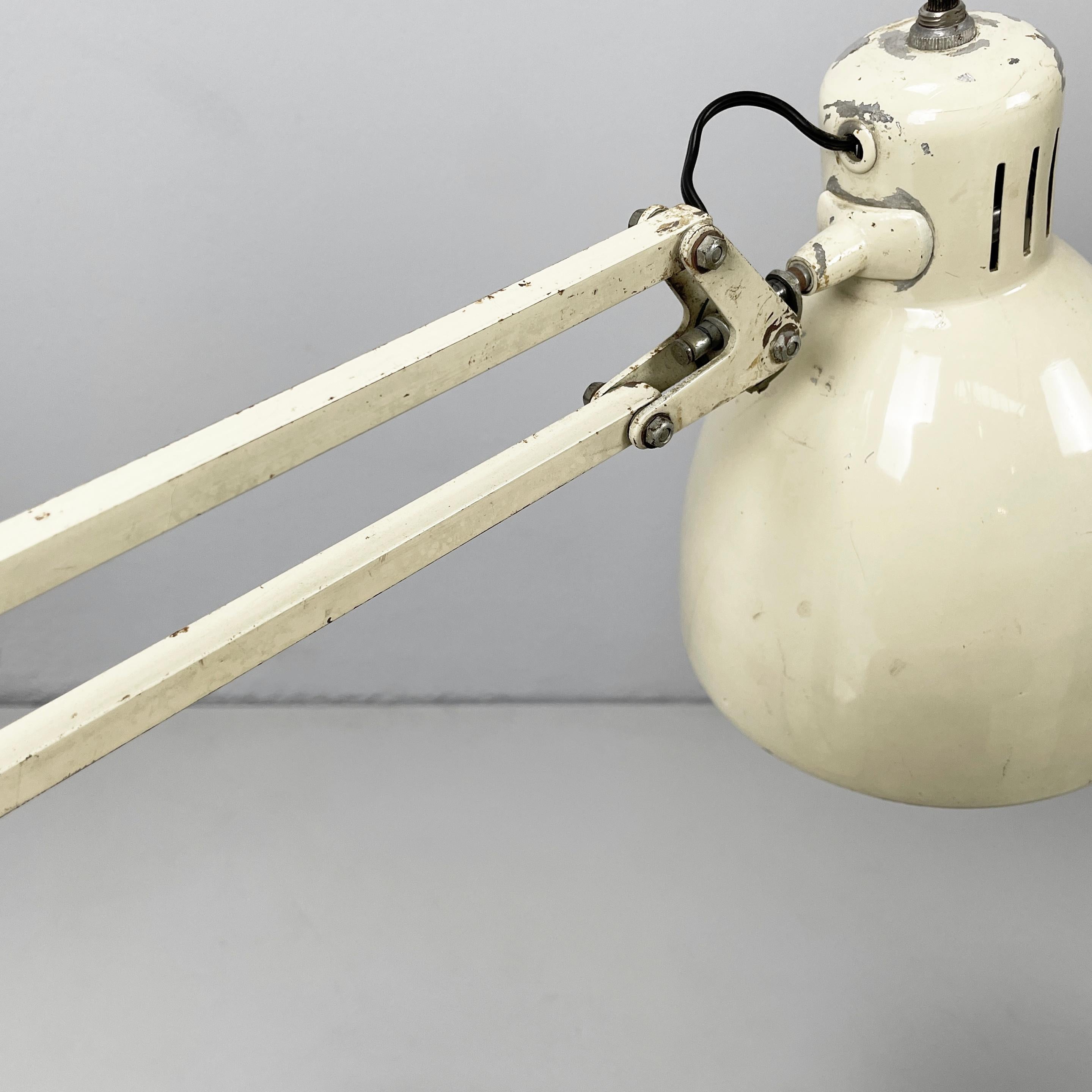 Italian mid-century Adjustable table lamp Naska Loris by Jac Jacobsen Luxo 1950s in vendita 6