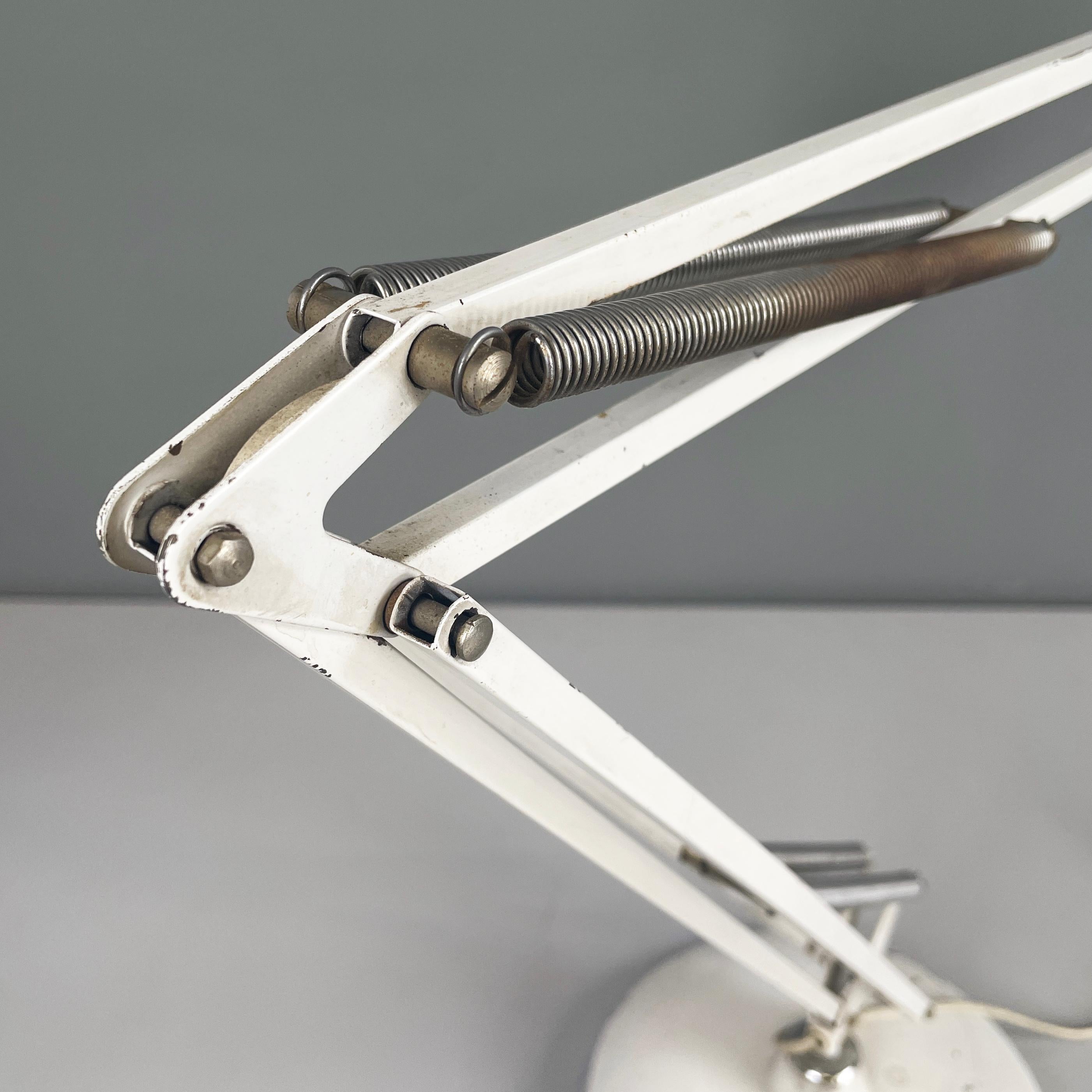 Italian mid-century Adjustable table lamp Naska Loris by Jac Jacobsen Luxo 1950s For Sale 9