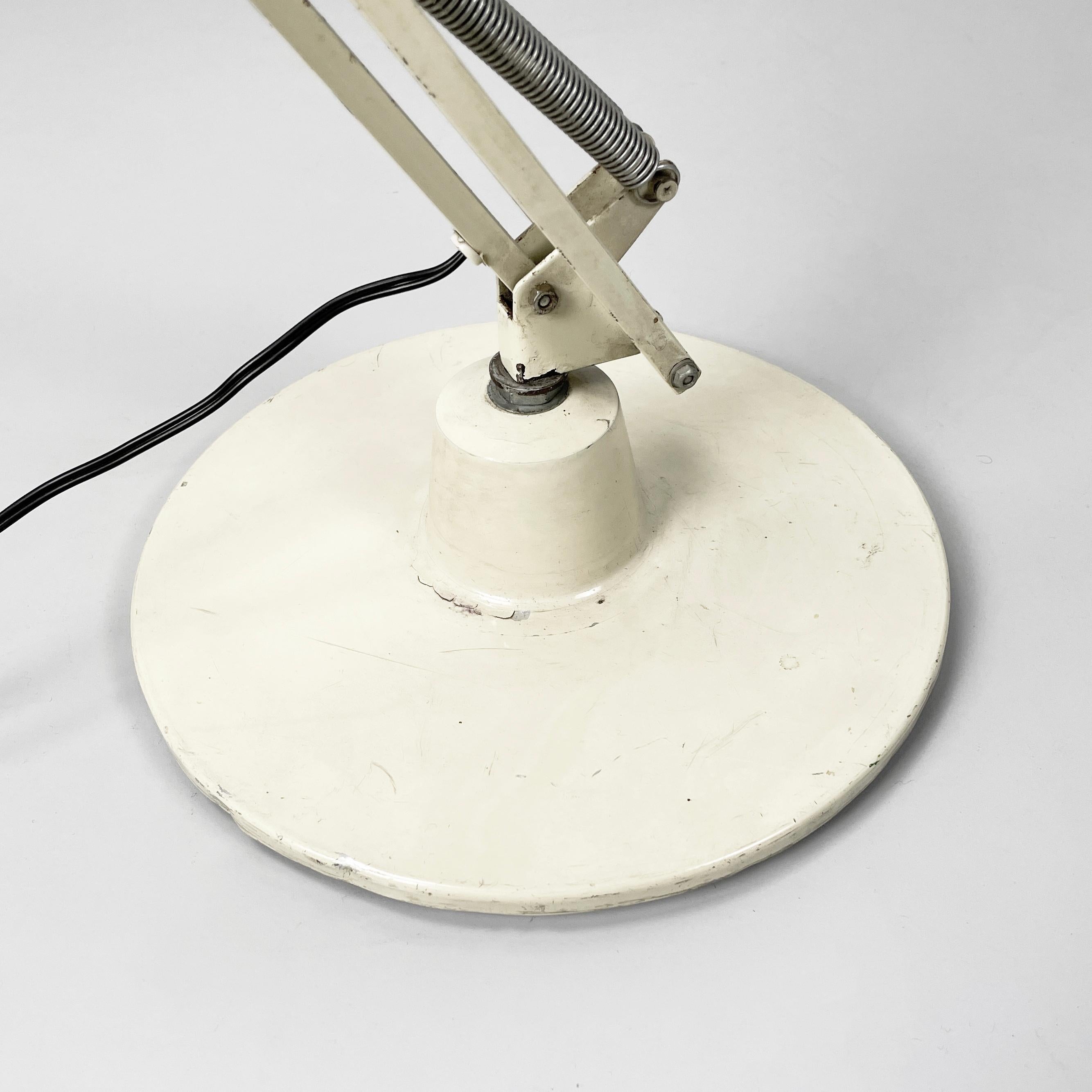 Italian mid-century Adjustable table lamp Naska Loris by Jac Jacobsen Luxo 1950s in vendita 11