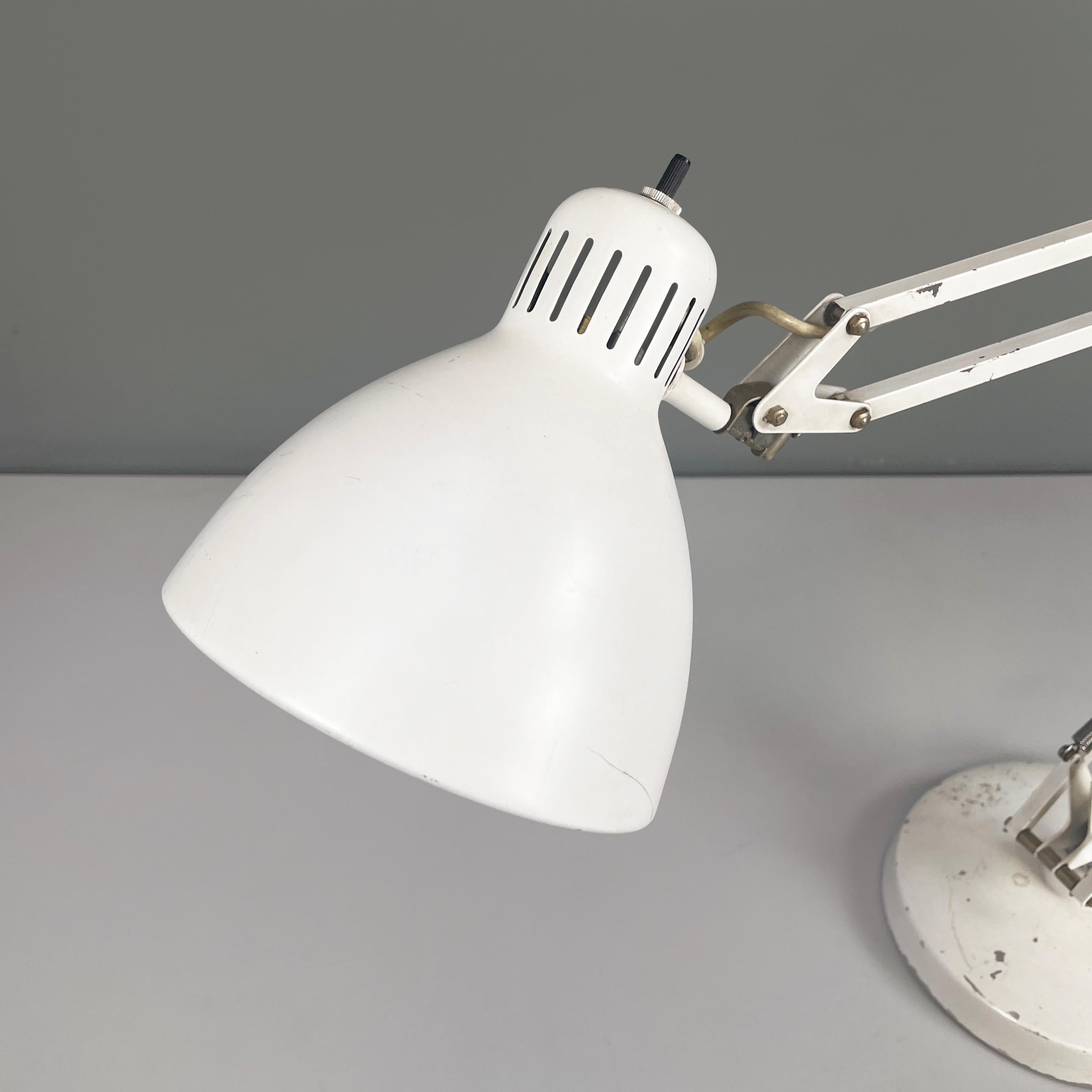 Mid-20th Century Italian mid-century Adjustable table lamp Naska Loris by Jac Jacobsen Luxo 1950s For Sale