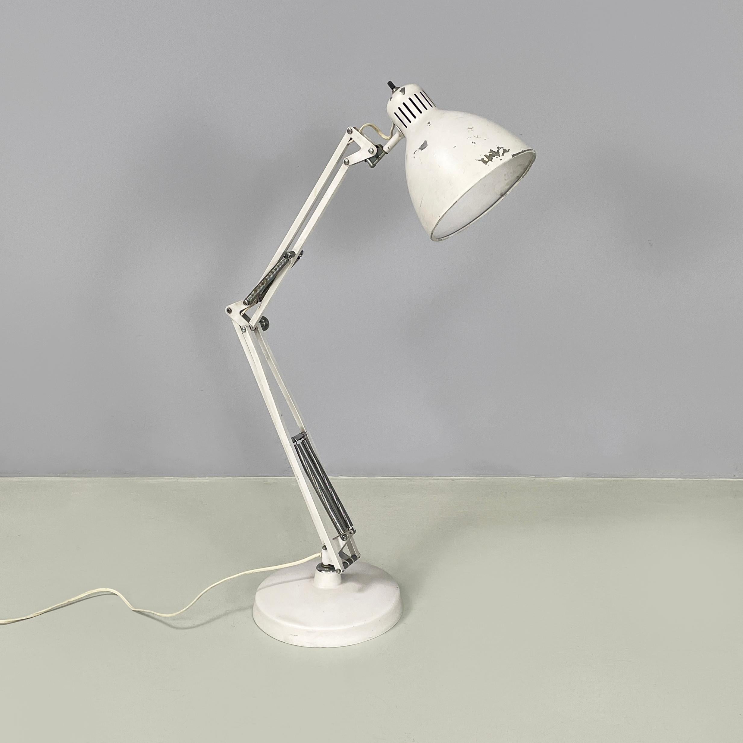 Mid-20th Century Italian mid-century Adjustable table lamp Naska Loris by Jac Jacobsen Luxo 1950s For Sale