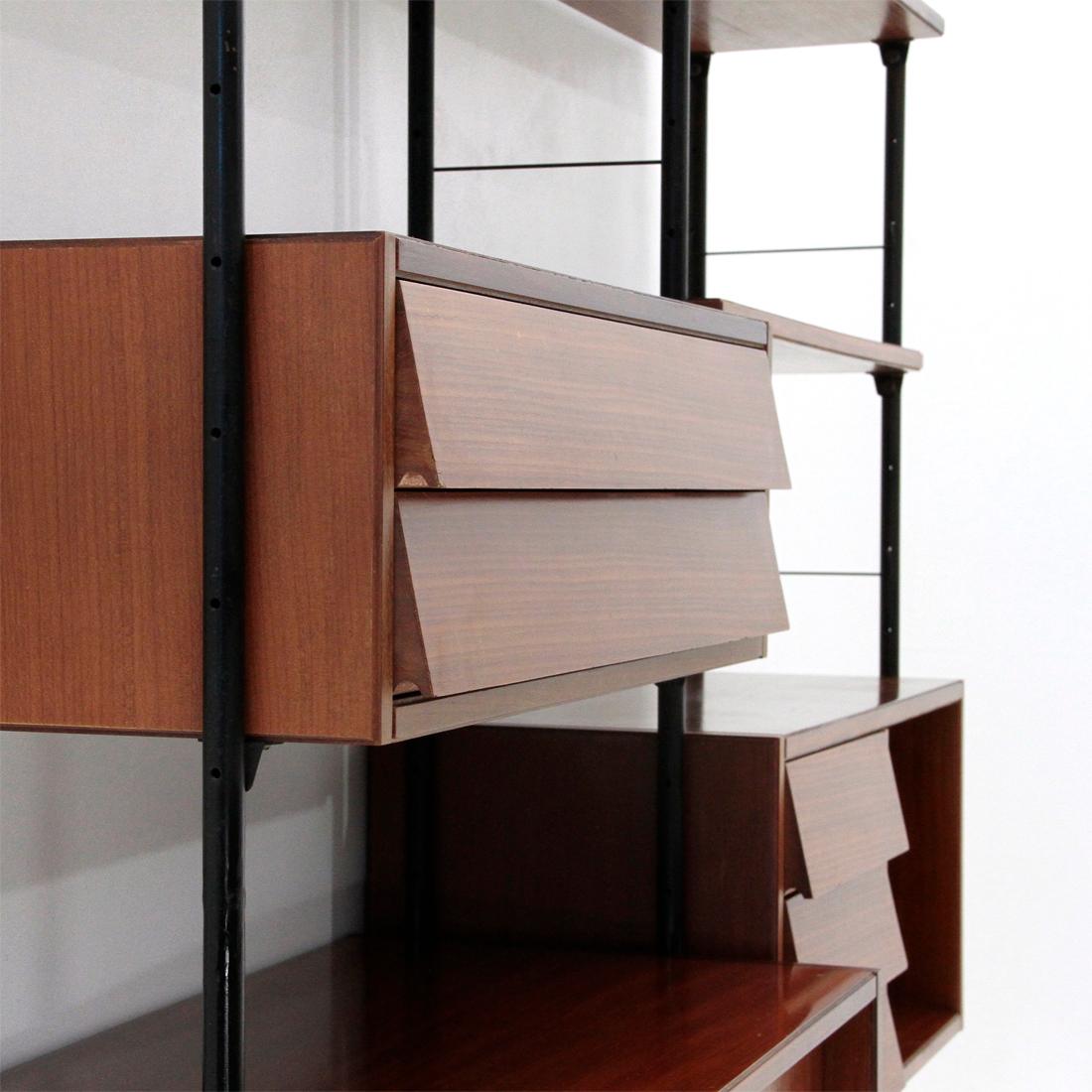 Italian Midcentury Aedes Wall Unit by Amma, 1950s 4