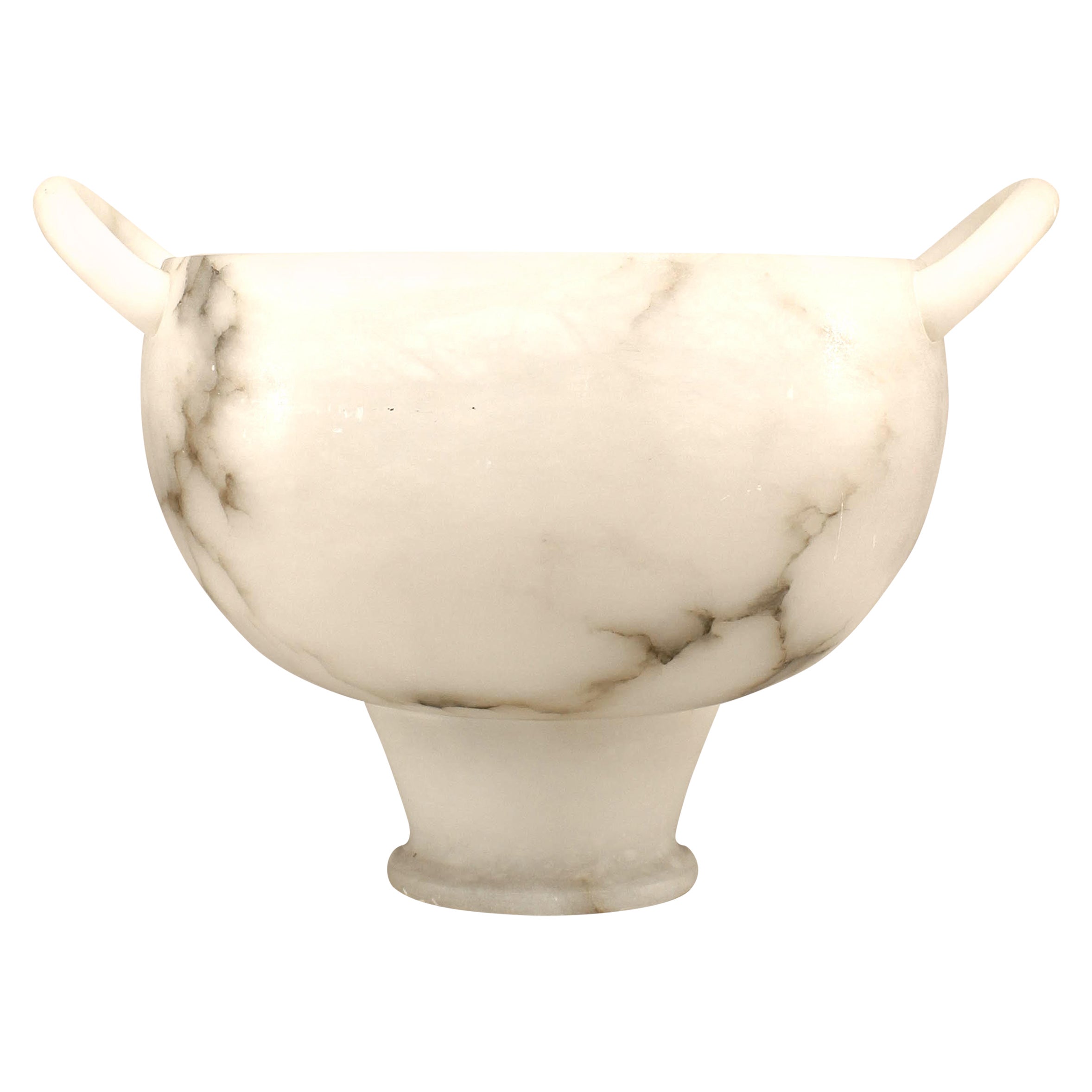Italian Mid-Century Alabaster Planter